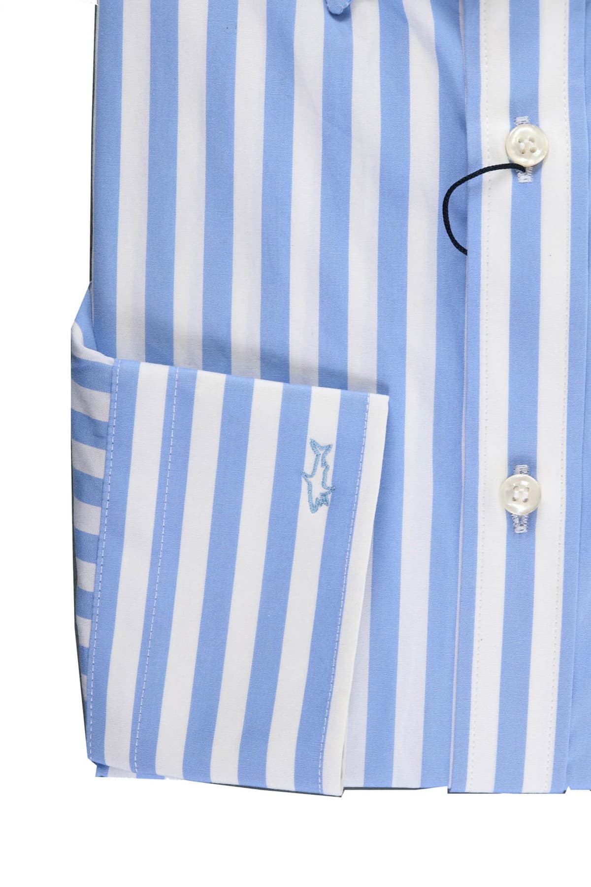 PAUL&SHARK ΠΟΥΚΑΜΙΣΟ BUTTON DOWN ΡΙΓΕ ΛΕΥΚΟ-ΣΙΕΛ