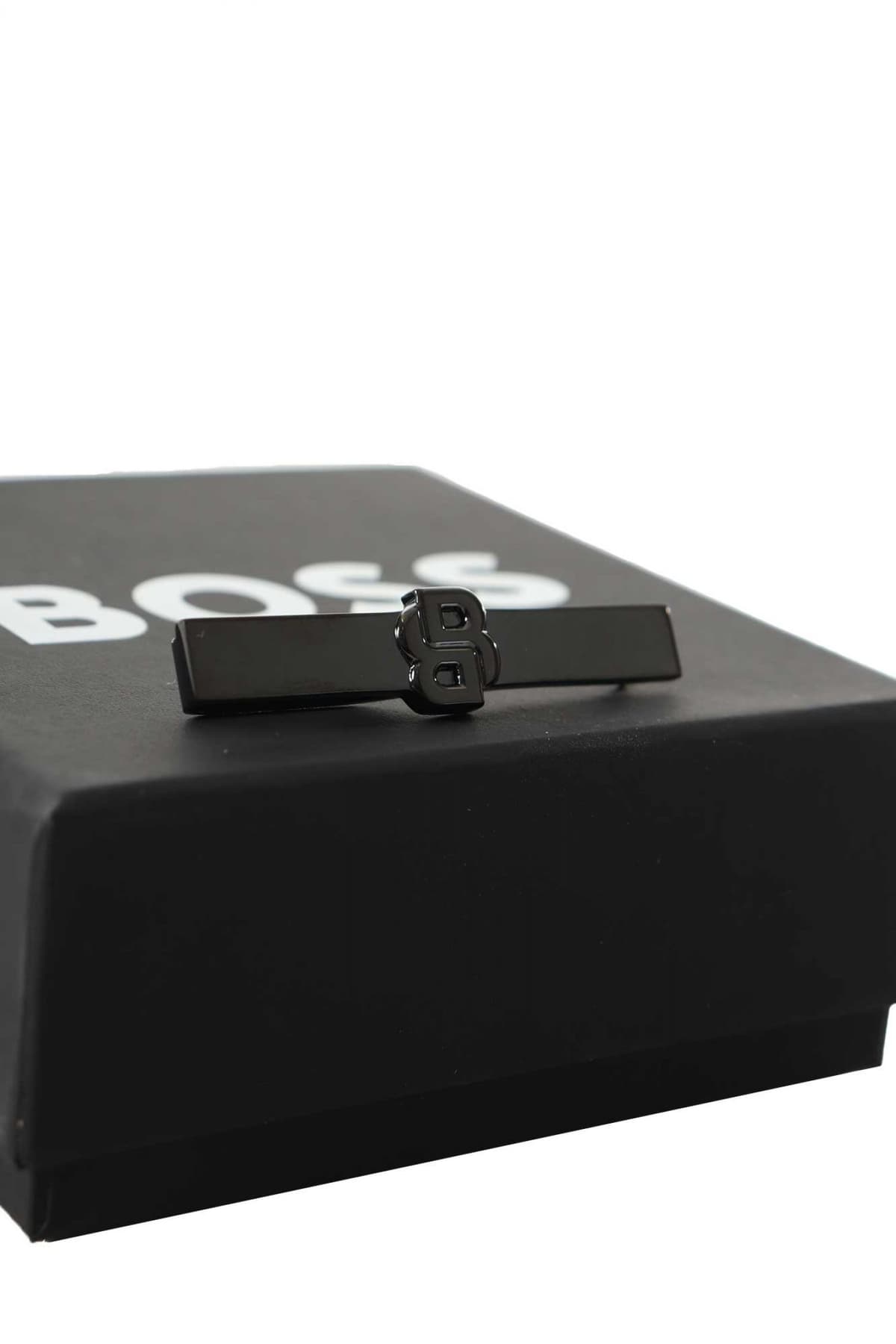 BOSS ΚΛΙΠ ΓΡΑΒΑΤΑΣ B-DOUBLE B2-TIE ΜΑΥΡΟ