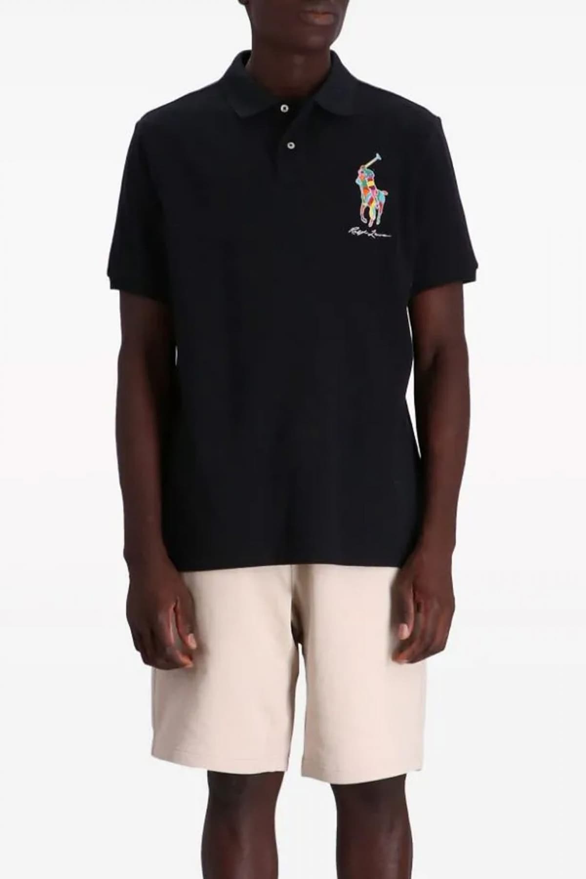 RALPH LAUREN POLO CLASSIC FIT BIG LOGO ΜΑΥΡΟ