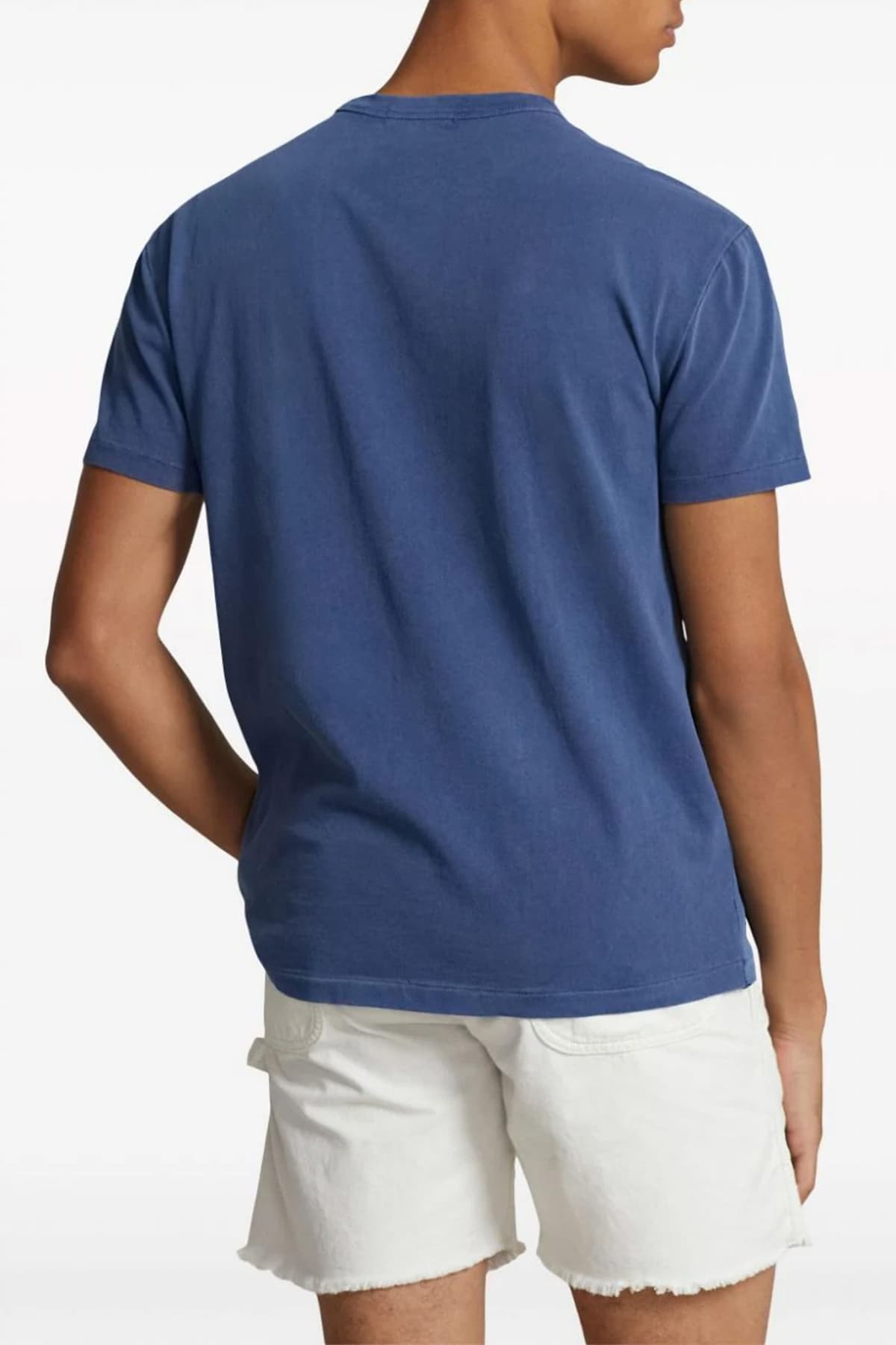 RALPH LAUREN T- SHIRT CLASSIC FIT COTE D AZURE ΜΠΛΕ