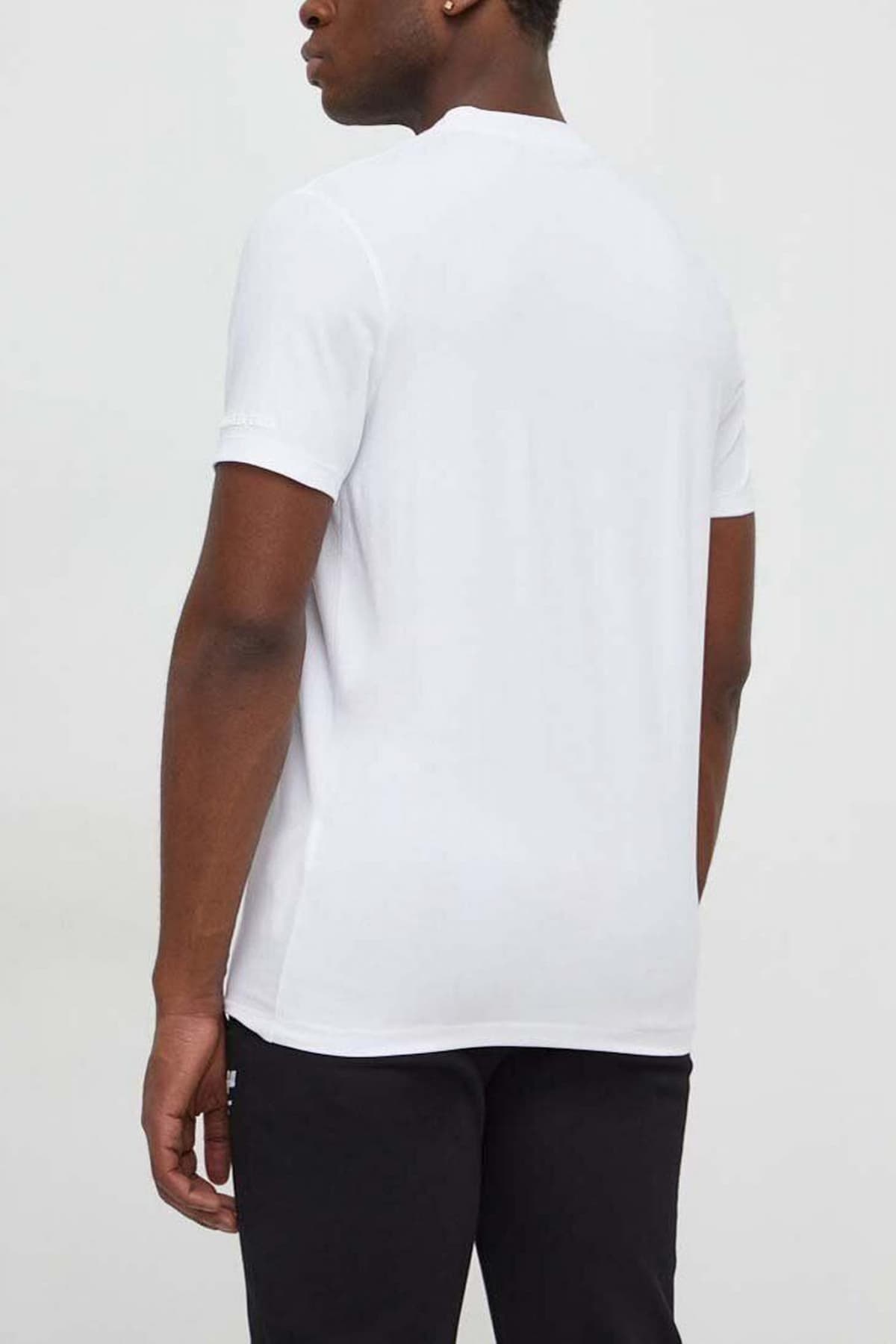 KARL LAGERFELD T-SHIRT LOGO ΛΕΥΚΟ