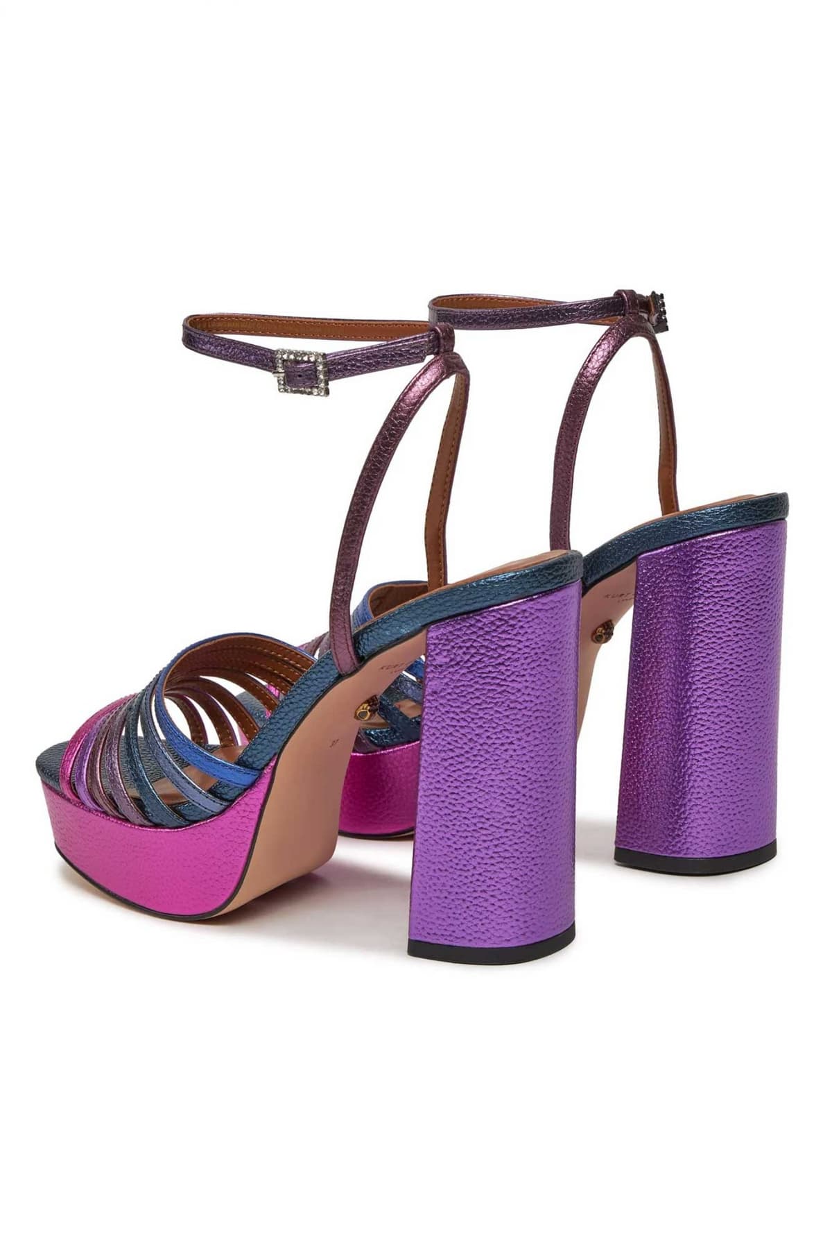 KURT GEIGER ΠΑΠΟΥΤΣΙΑ ΠΕΔΙΛΑ PIERRA PLATFORM LOGO ΠΟΛΥΧΡΩΜΟ