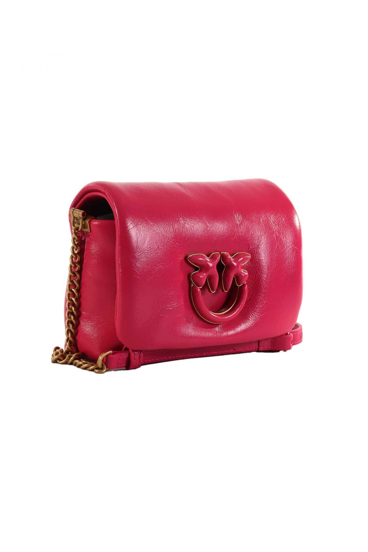 PINKO ΤΣΑΝΤΑΚΙ CROSS BODY LOVE CLICK PUFF BABY SOFT NAPLACK ΦΟΥΞΙΑ