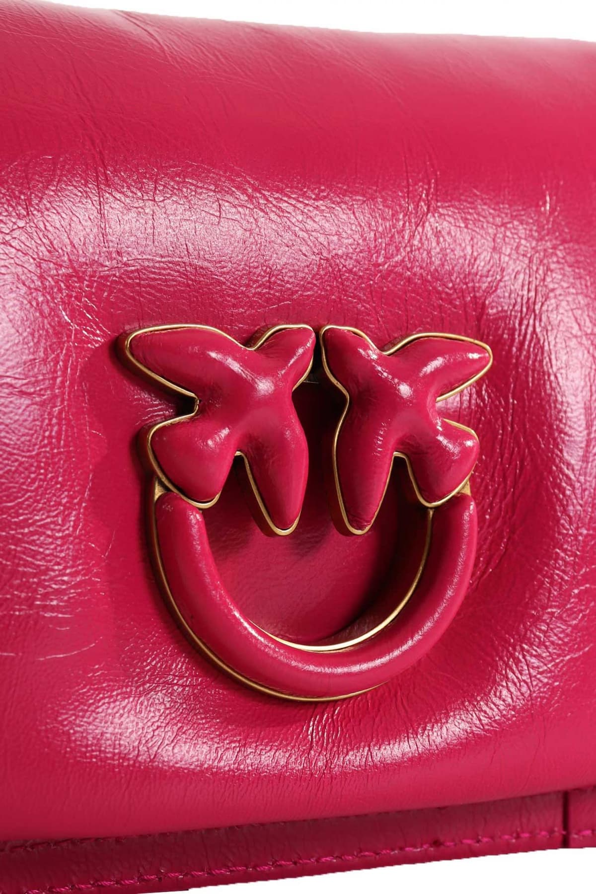 PINKO ΤΣΑΝΤΑΚΙ CROSS BODY LOVE CLICK PUFF BABY SOFT NAPLACK ΦΟΥΞΙΑ