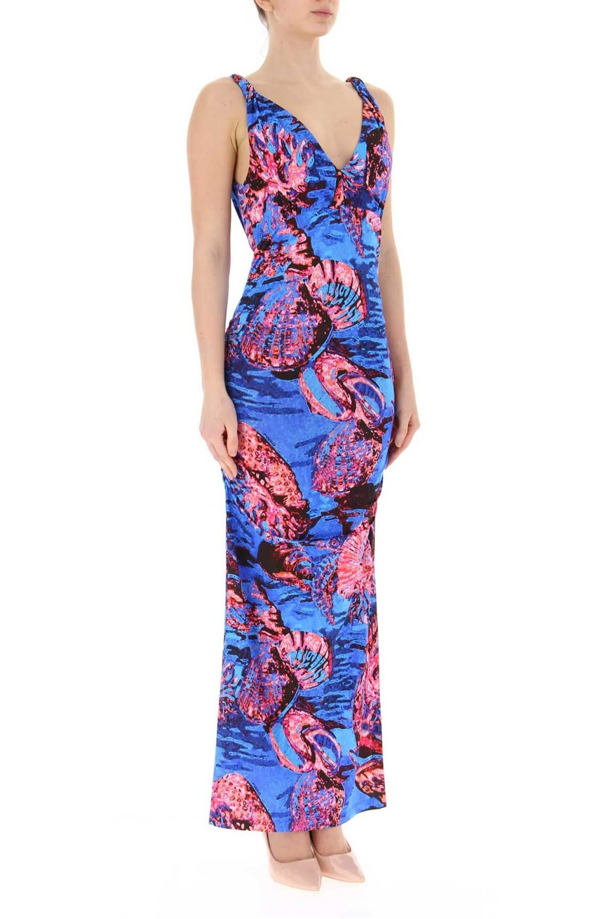 PINKO ΦΟΡΕΜΑ ACHEI MIDI ΝΤΡΑΠΕ ΣΚΙΣΙΜΟ ΕΜΠΡΙΜΕ ΜΠΛΕ