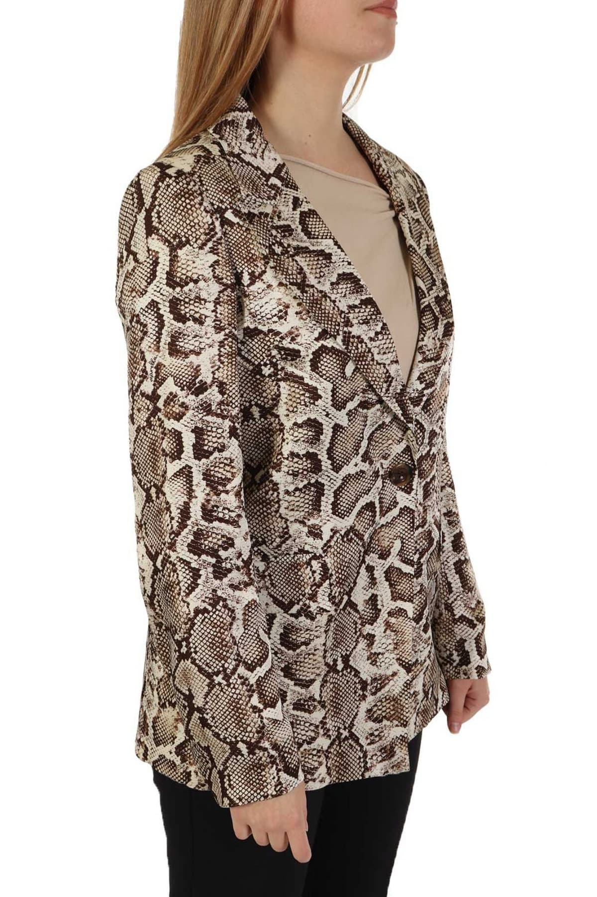 MARELLA SPORT ΣΑΚΑΚΙ CERRETO SNAKE PRINT ΕΚΡΟΥ