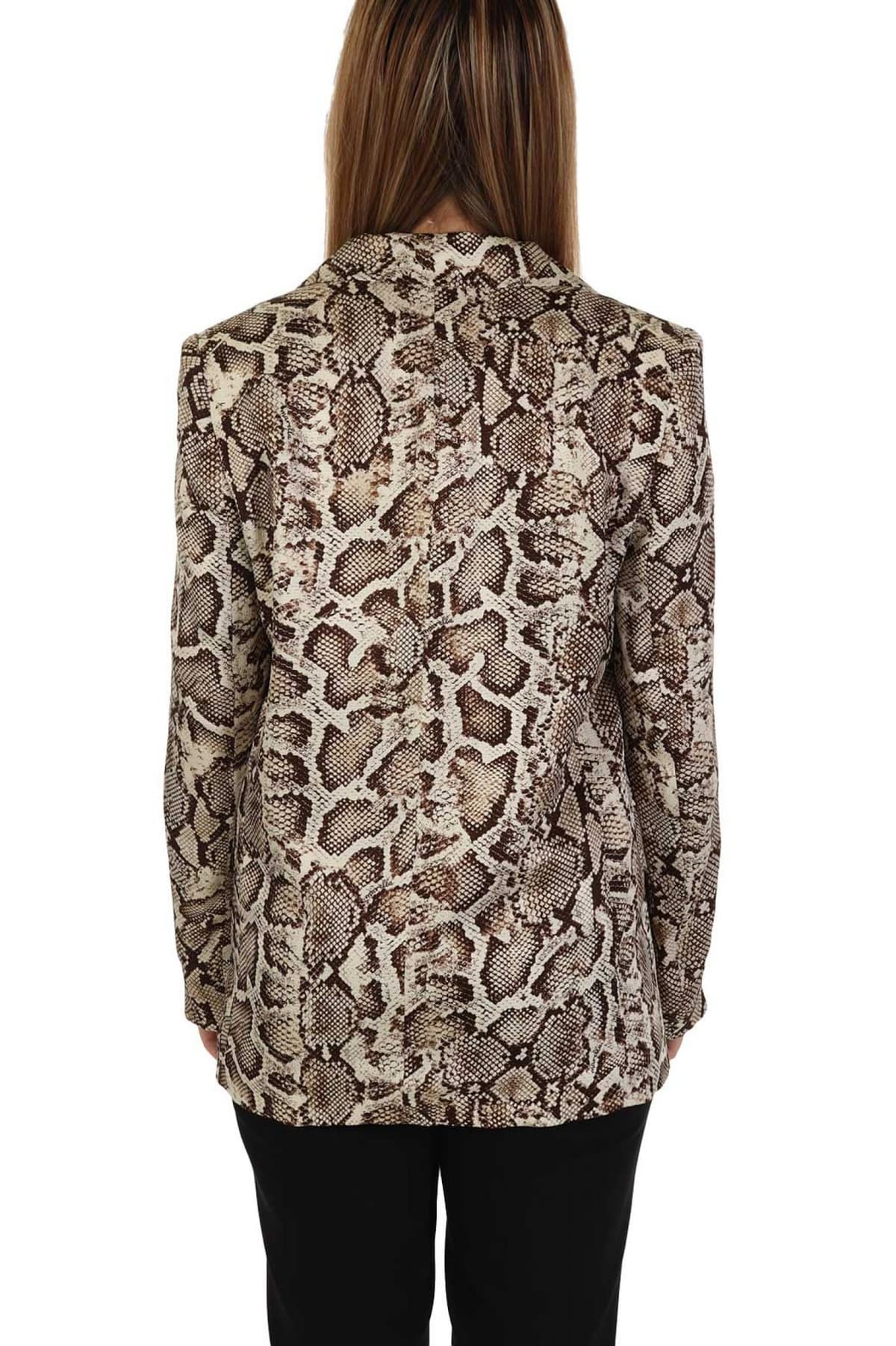 MARELLA SPORT ΣΑΚΑΚΙ CERRETO SNAKE PRINT ΕΚΡΟΥ