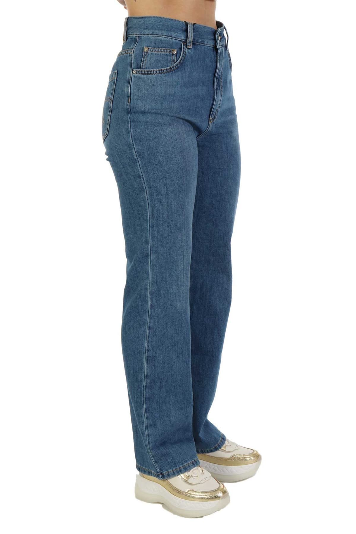 MARELLA DENIM ΠΑΝΤΕΛΟΝΙ JEANS WLEG1 WIDE LEG ΜΠΛΕ
