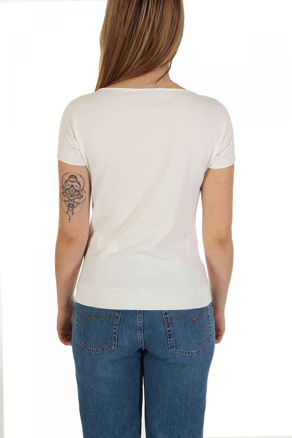 MARELLA ΜΠΛΟΥΖΑ BAOBAB ΛΕΠΤΟΜΕΡΕΙΑ ΛΑΙΜΟΣ ΛΕΥΚΟ