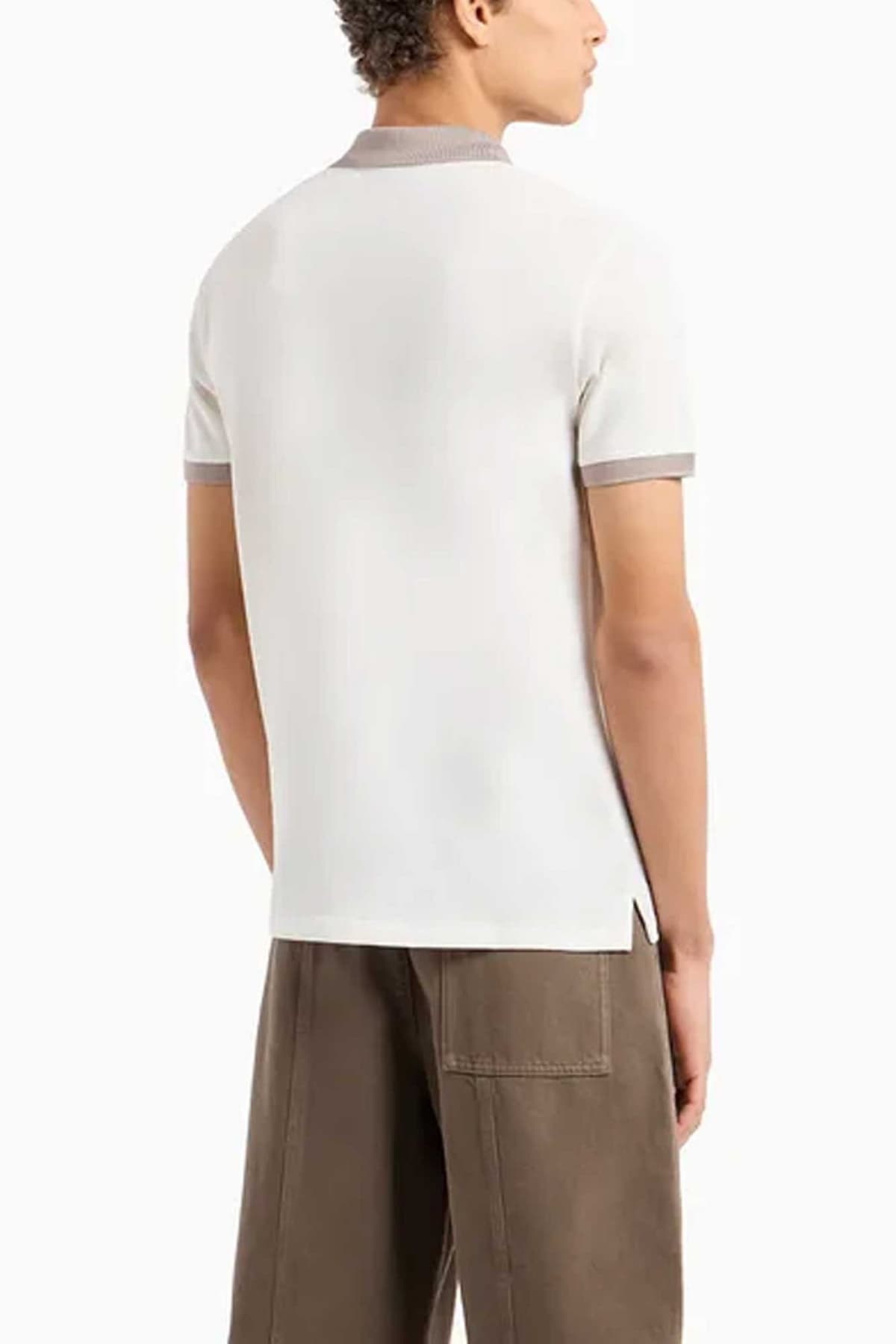 EMPORIO ARMANI POLO LOGO ΥΠΟΛΕΥΚΟ