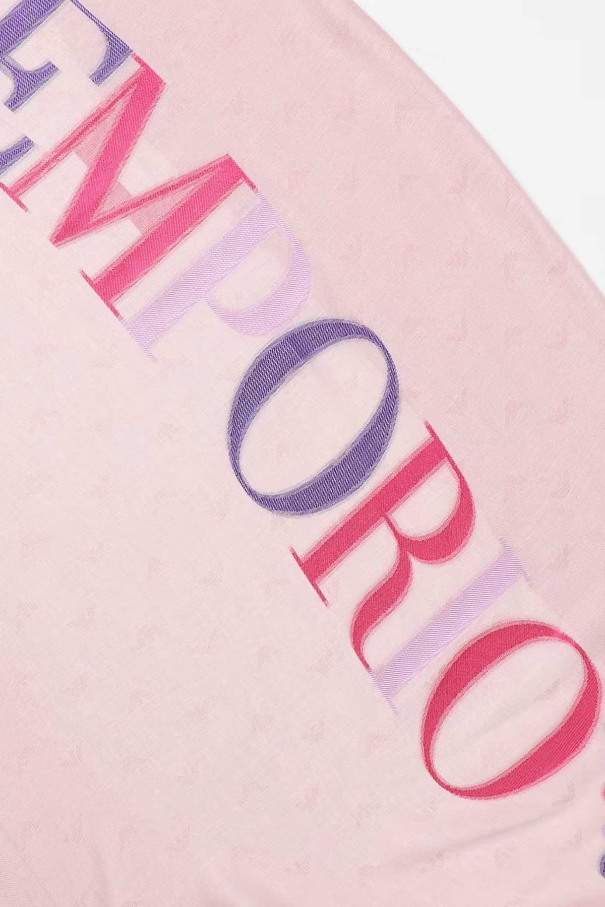 EMPORIO ARMANI ΕΣΑΡΠΑ LOGO ΡΟΖ