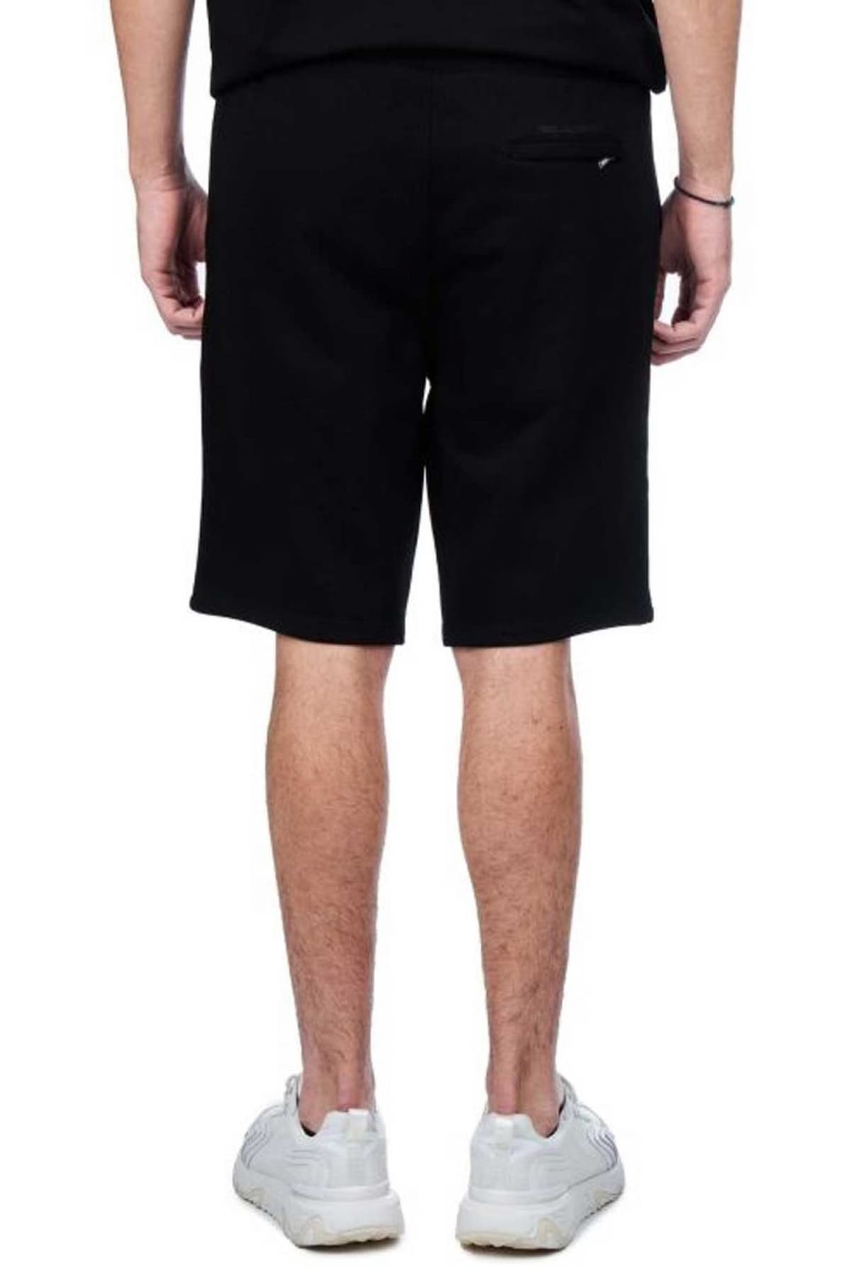 KARL LAGERFELD ΒΕΡΜΟΥΔΑ LOGO ΜΑΥΡΟ