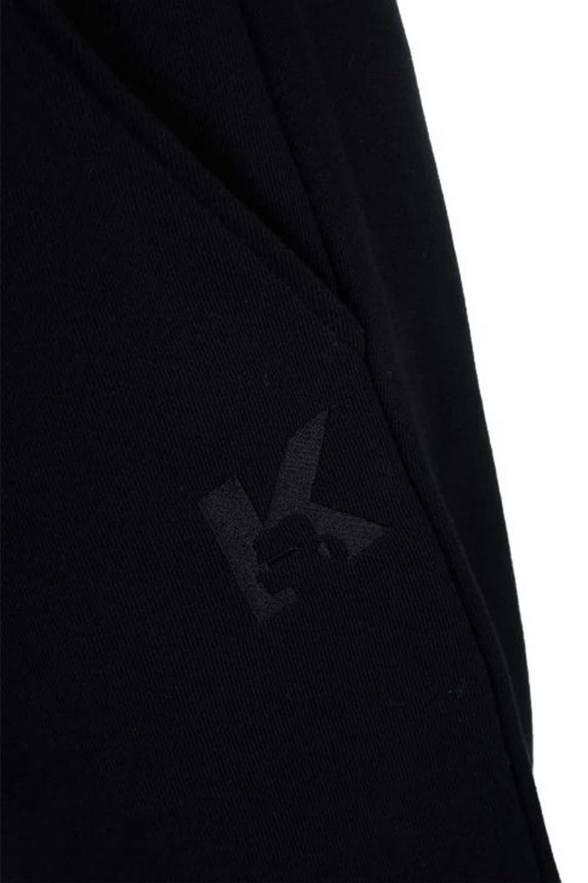 KARL LAGERFELD ΒΕΡΜΟΥΔΑ LOGO ΜΑΥΡΟ