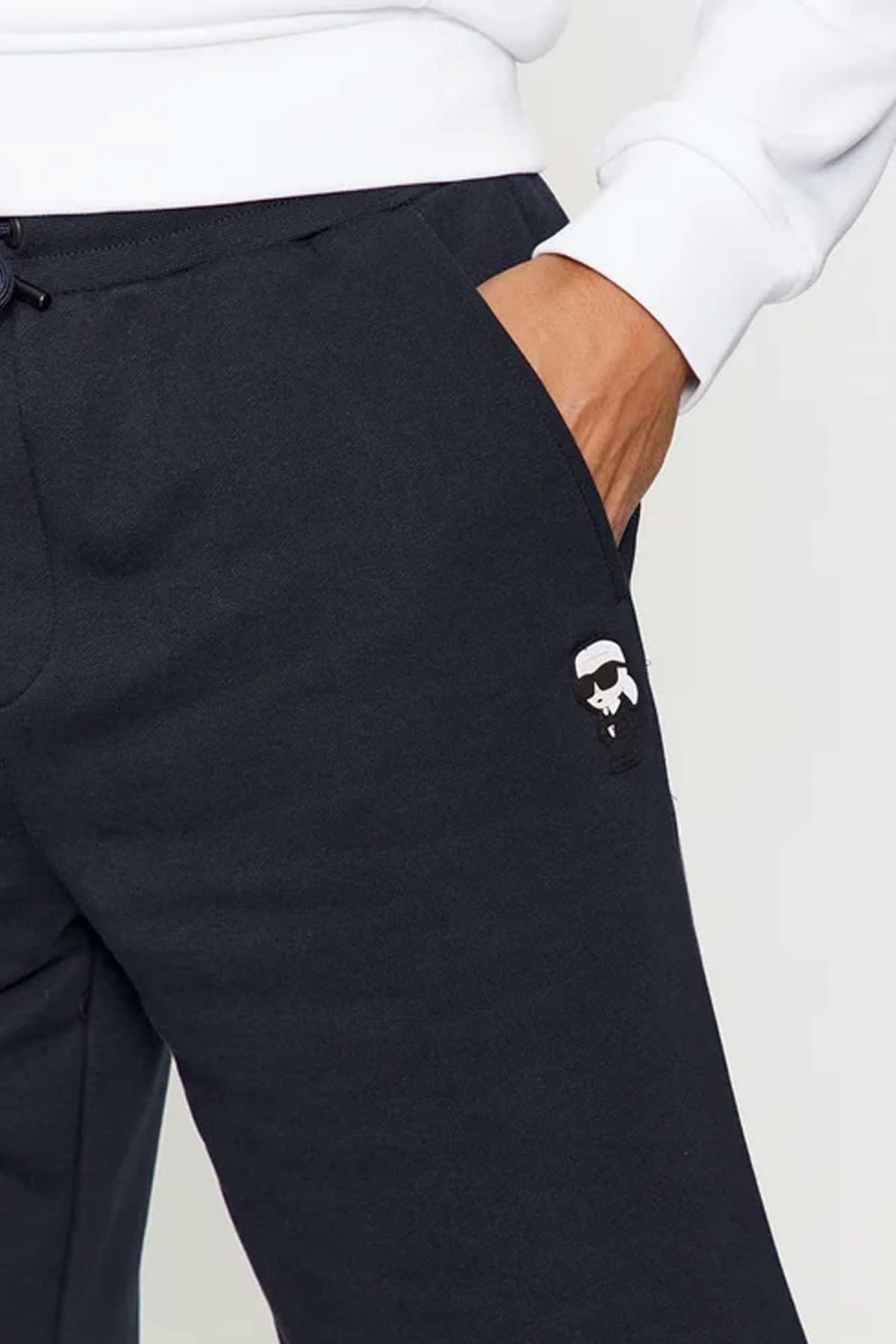 KARL LAGERFELD ΒΕΡΜΟΥΔΑ LOGO ΜΠΛΕ