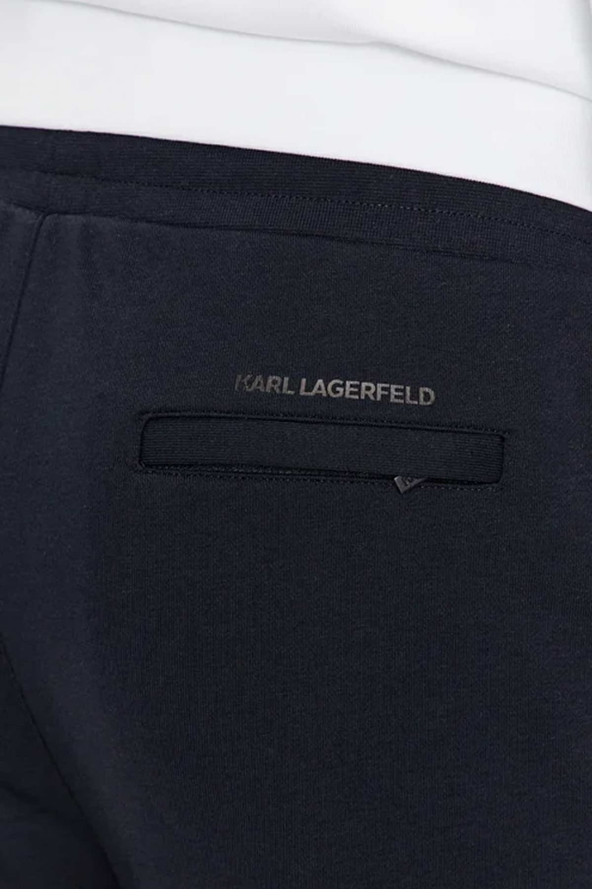 KARL LAGERFELD ΒΕΡΜΟΥΔΑ LOGO ΜΠΛΕ