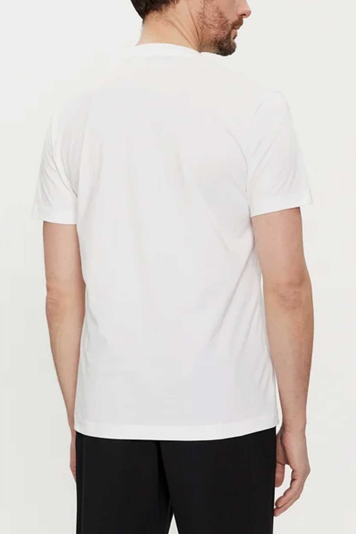 KARL LAGERFELD T-SHIRT LOGO ΛΕΥΚΟ