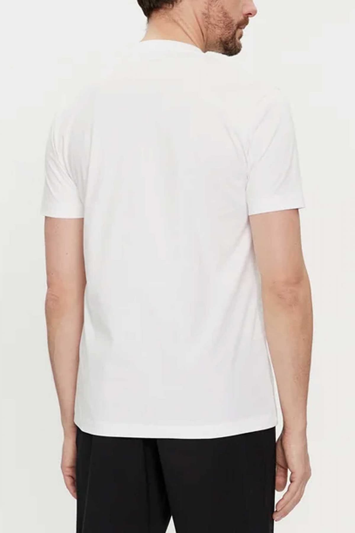 KARL LAGERFELD T-SHIRT LOGO ΛΕΥΚΟ