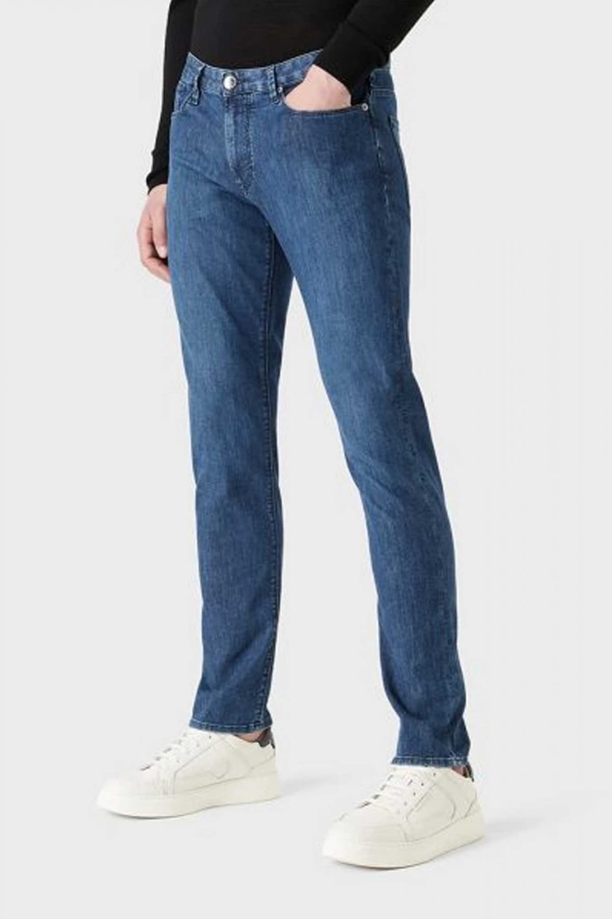 EMPORIO ARMANI ΠΑΝΤΕΛΟΝΙ JEANS J06 SLIM FIT ΜΠΛΕ