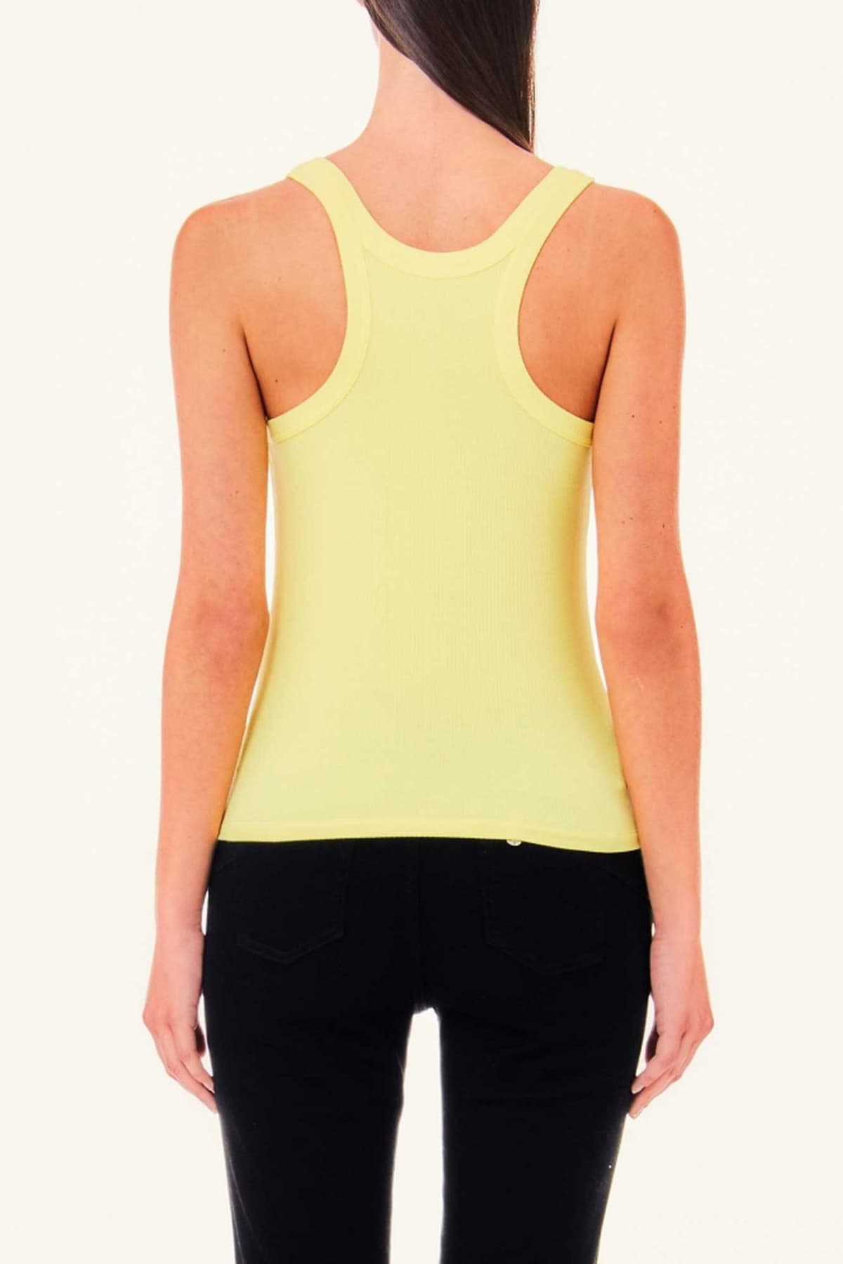 LIU JO TOP LOGO ΣΤΡΑΣ ΚΙΤΡΙΝΟ