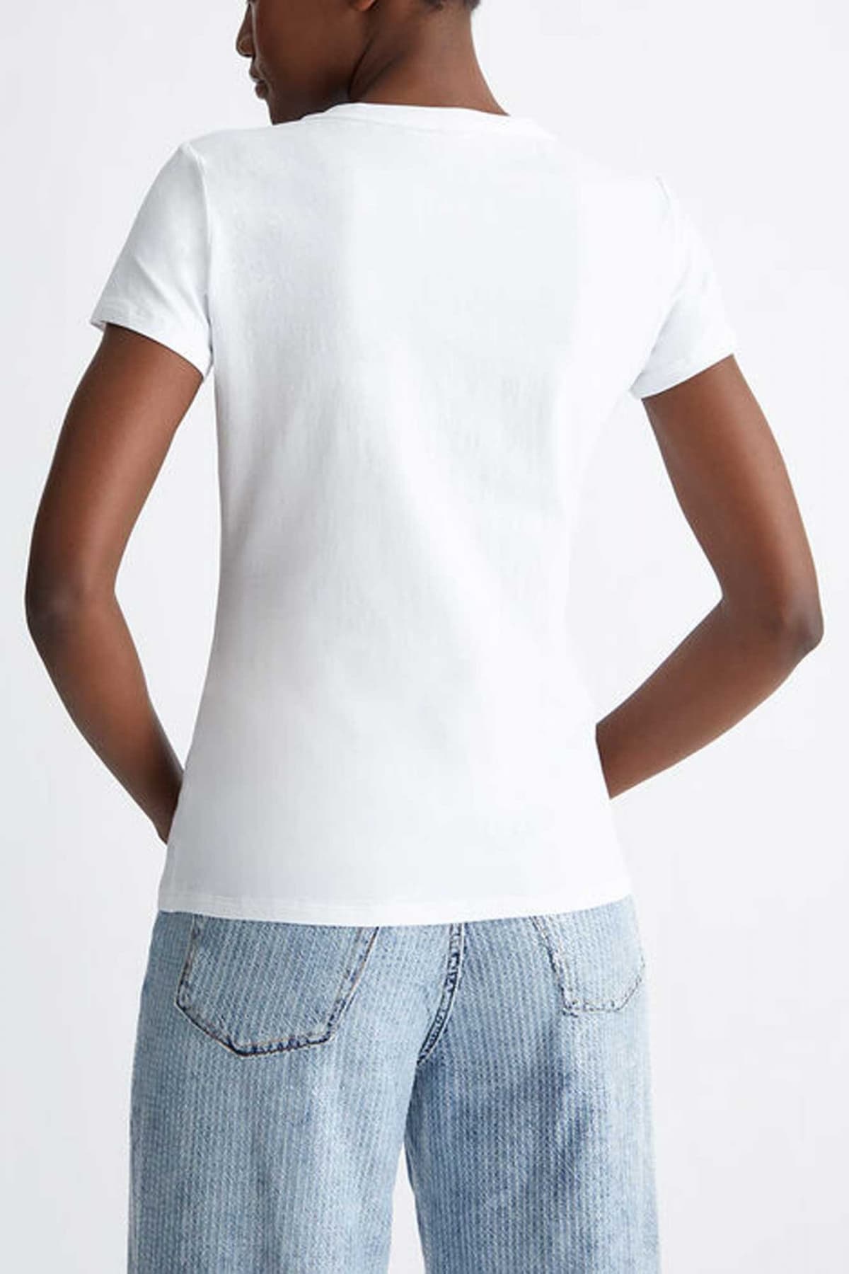 LIU JO T-SHIRT LOGO ΣΤΡΑΣ ΛΕΥΚΟ