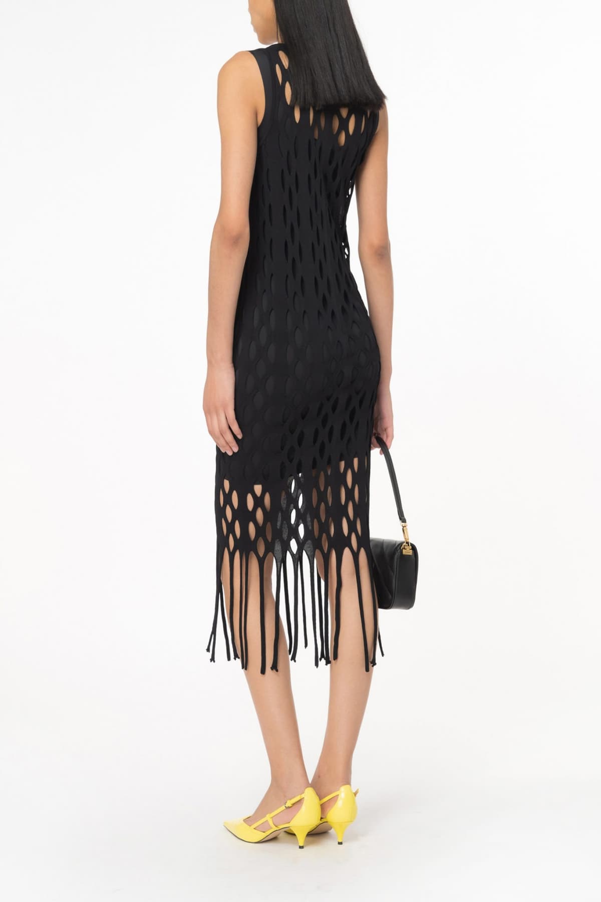 PINKO ΦΟΡΕΜΑ KILL BILL MIDI ΔΙΑΤΡΗΤΟ ΤΕΛΕΙΩΜΑ ΚΡΟΣΙΑ ΜΑΥΡΟ