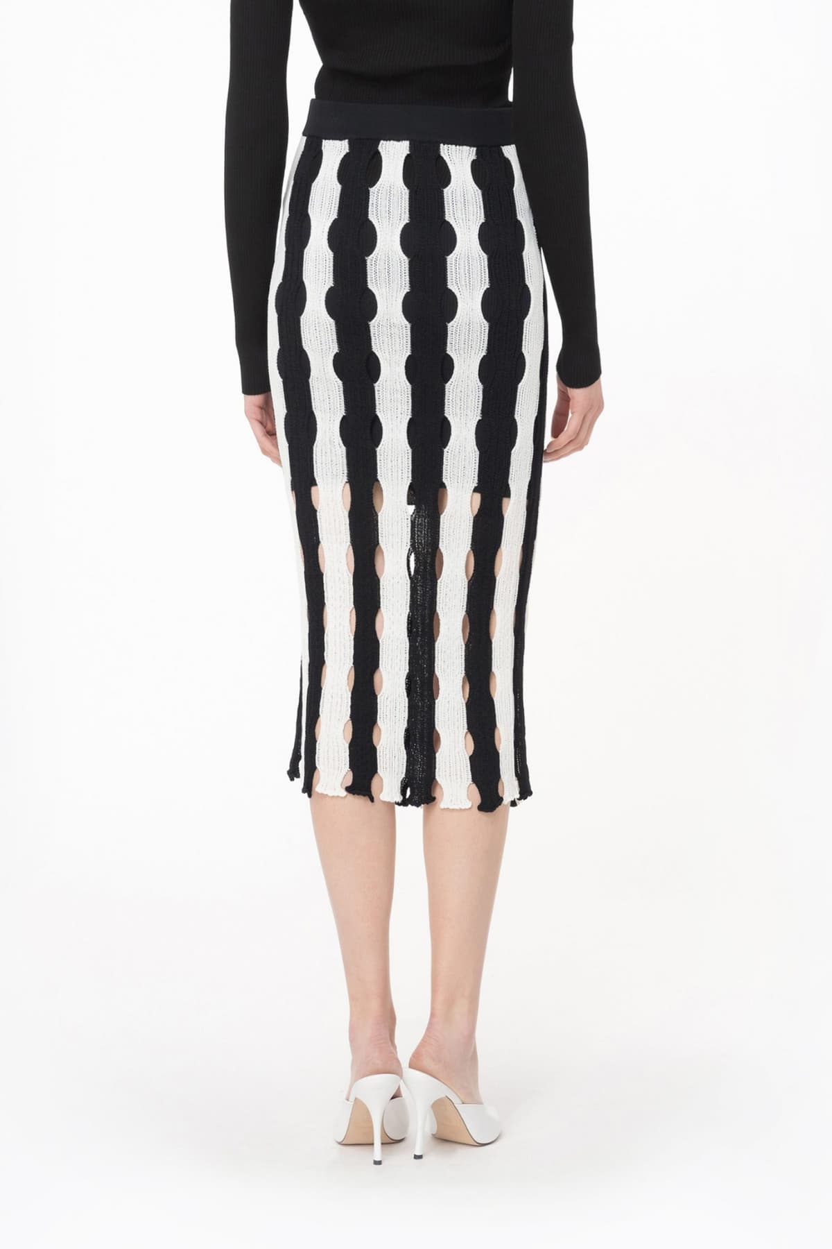 PINKO ΦΟΥΣΤΑ ROBOTS ΔΙΑΤΡΗΤΗ ΛΕΥΚΟ/ΜΑΥΡΟ