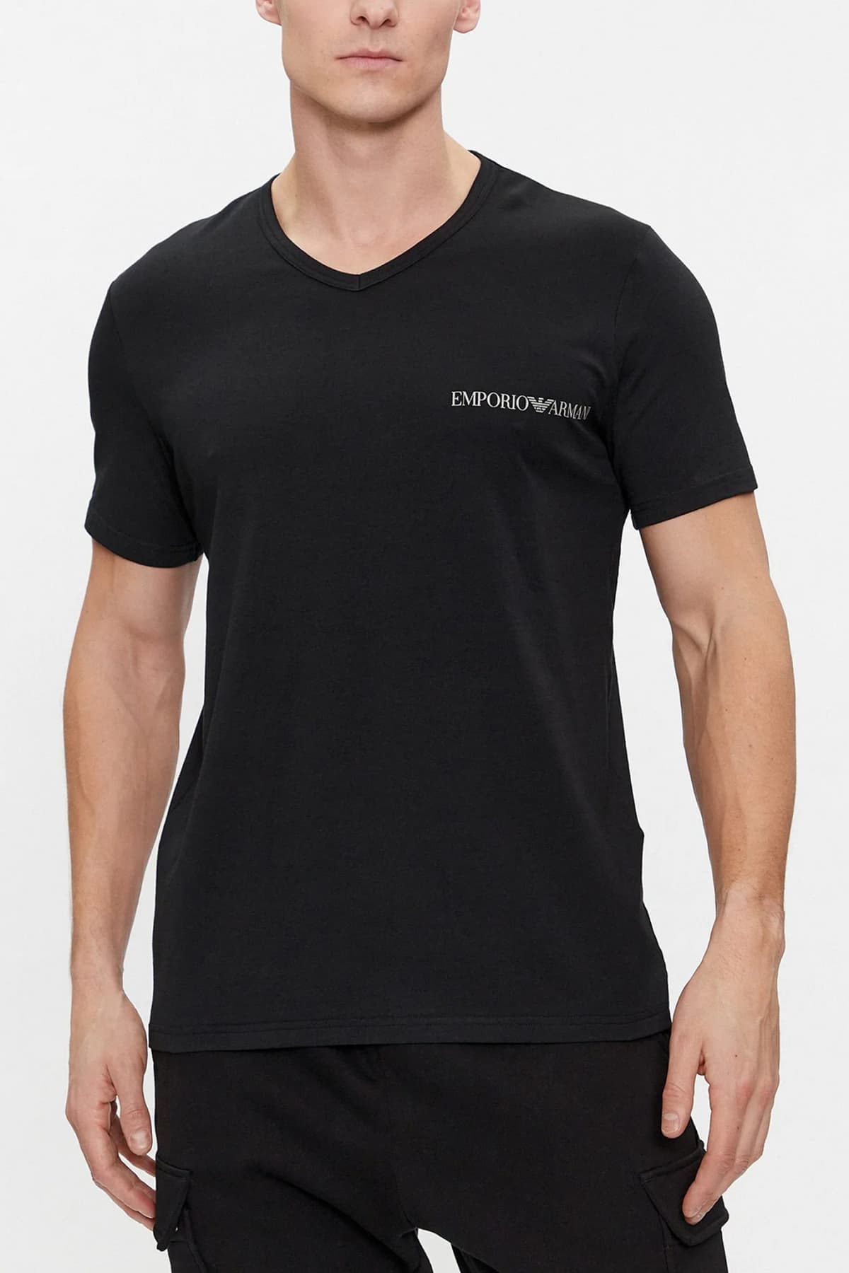 EMPORIO ARMANI ΕΣΩΡΟΥΧΑ 2PACK T-SHIRT V-NECK ΜAYΡΟ