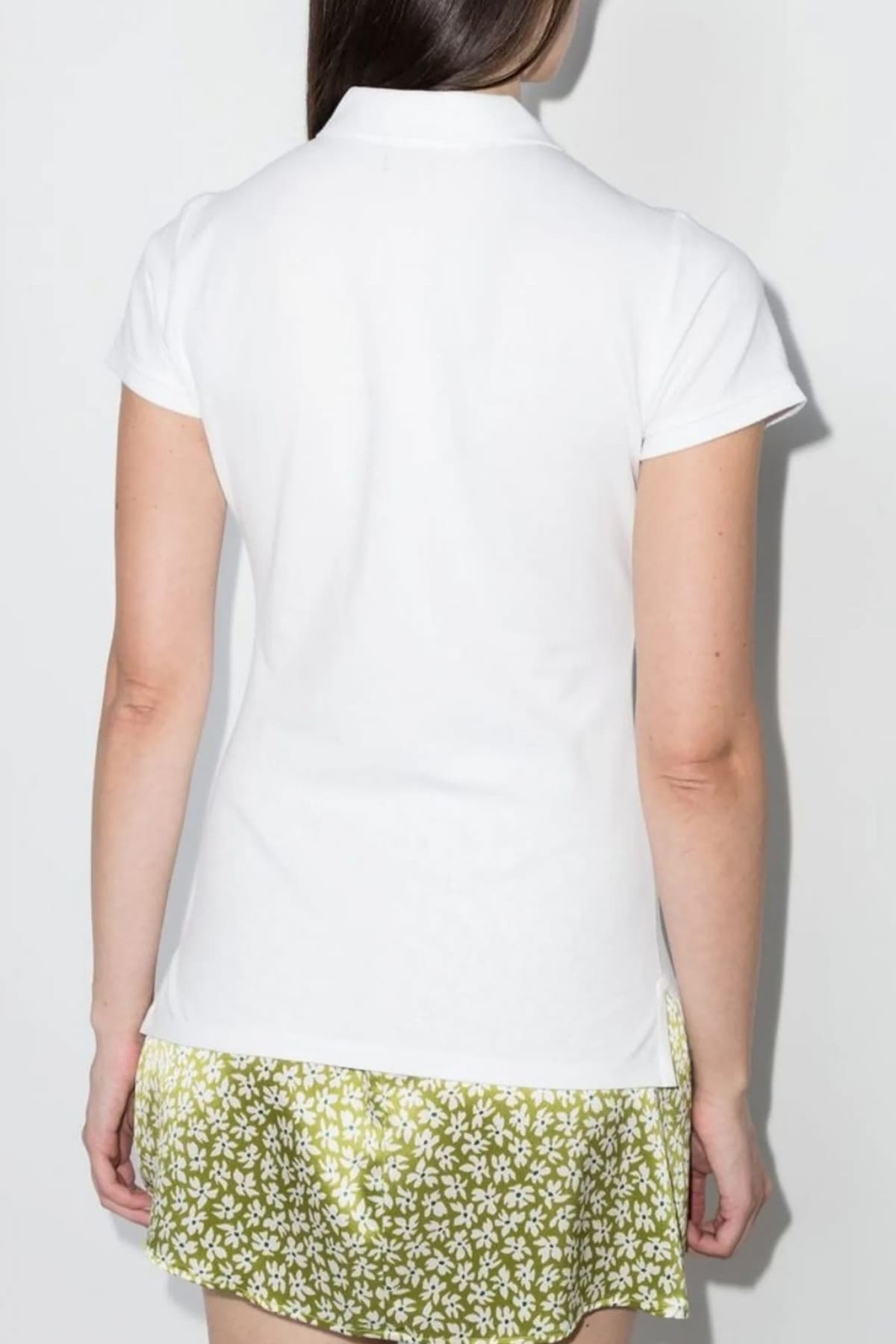 RALPH LAUREN POLO SLIM FIT W BSR LOGO ΛΕΥΚΟ