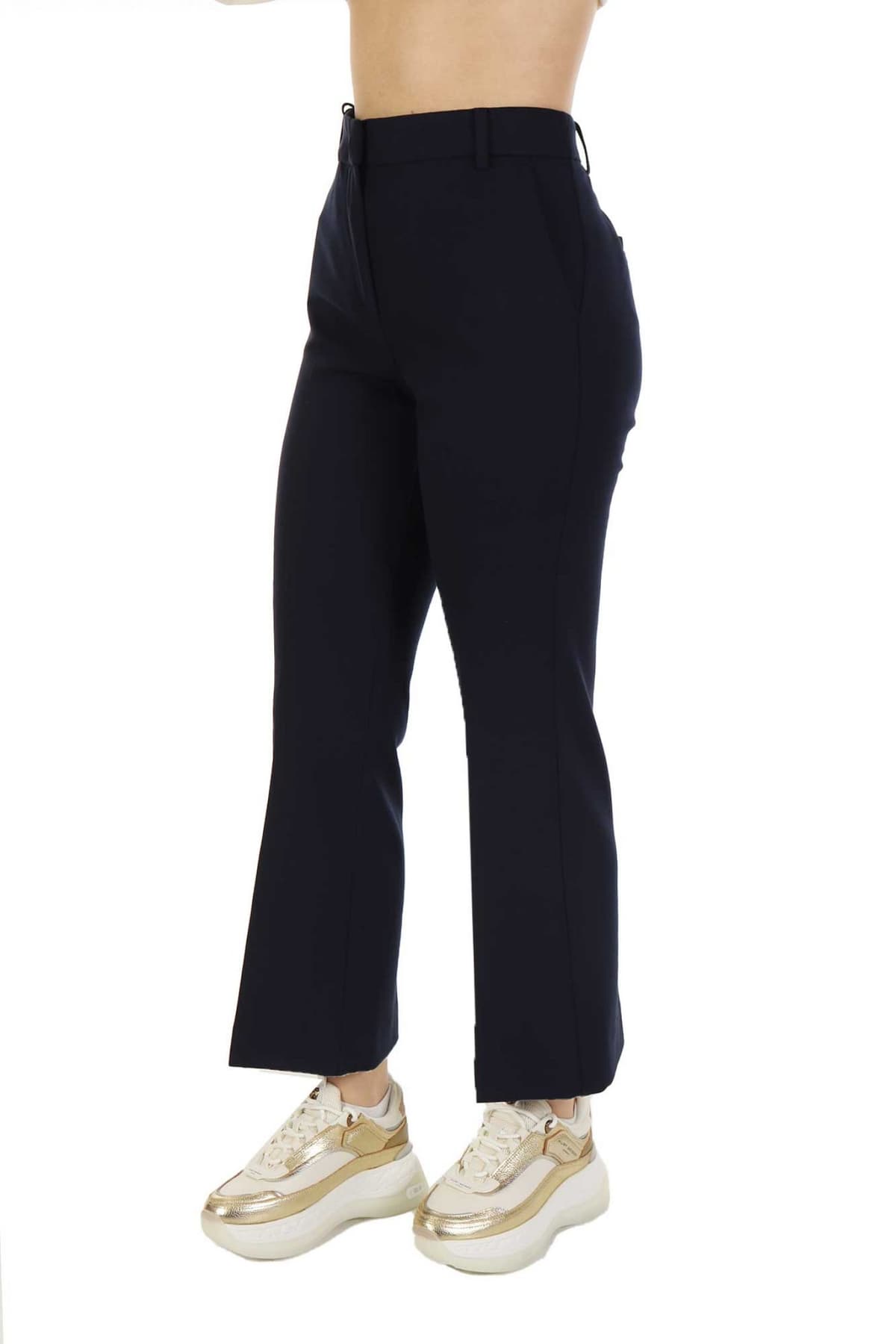 MARELLA SPORT ΠΑΝΤΕΛΟΝΙ MURO FLARE ΣΚΟΥΡΟ ΜΠΛΕ