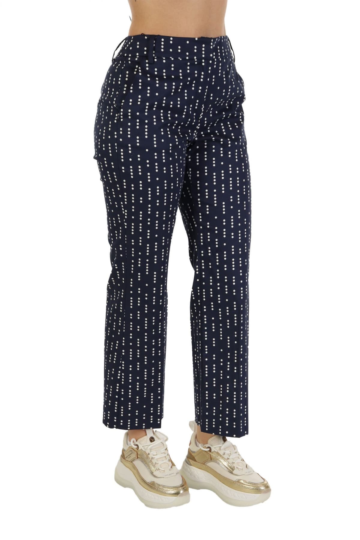 MARELLA EMME ΠΑΝΤΕΛΟΝΙ CHINO BLU ΣΧΕΔΙΟ ΣΚΟΥΡΟ ΜΠΛΕ