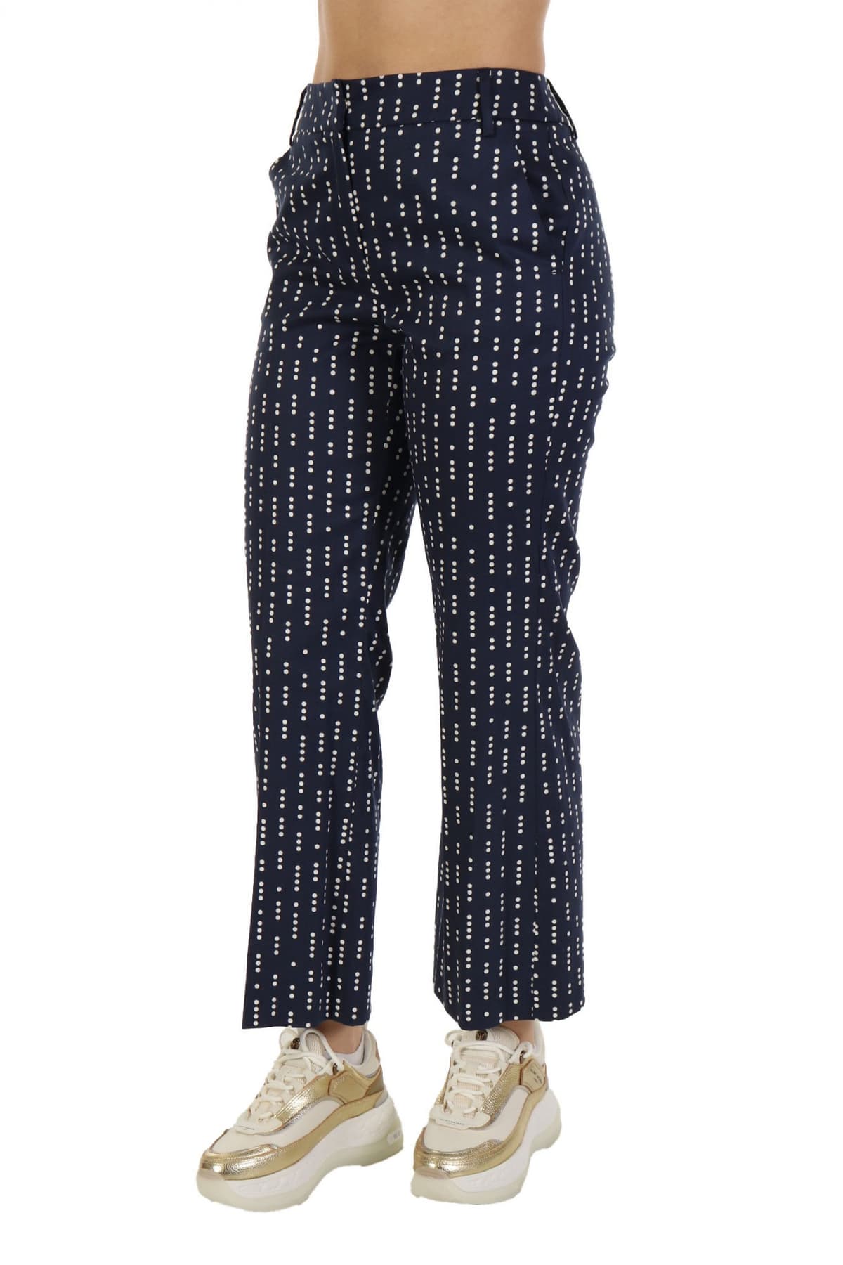 MARELLA EMME ΠΑΝΤΕΛΟΝΙ CHINO BLU ΣΧΕΔΙΟ ΣΚΟΥΡΟ ΜΠΛΕ