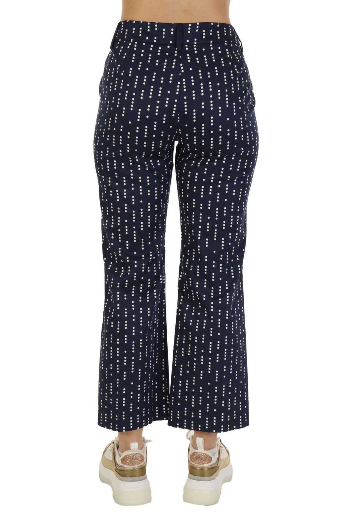 MARELLA EMME ΠΑΝΤΕΛΟΝΙ CHINO BLU ΣΧΕΔΙΟ ΣΚΟΥΡΟ ΜΠΛΕ