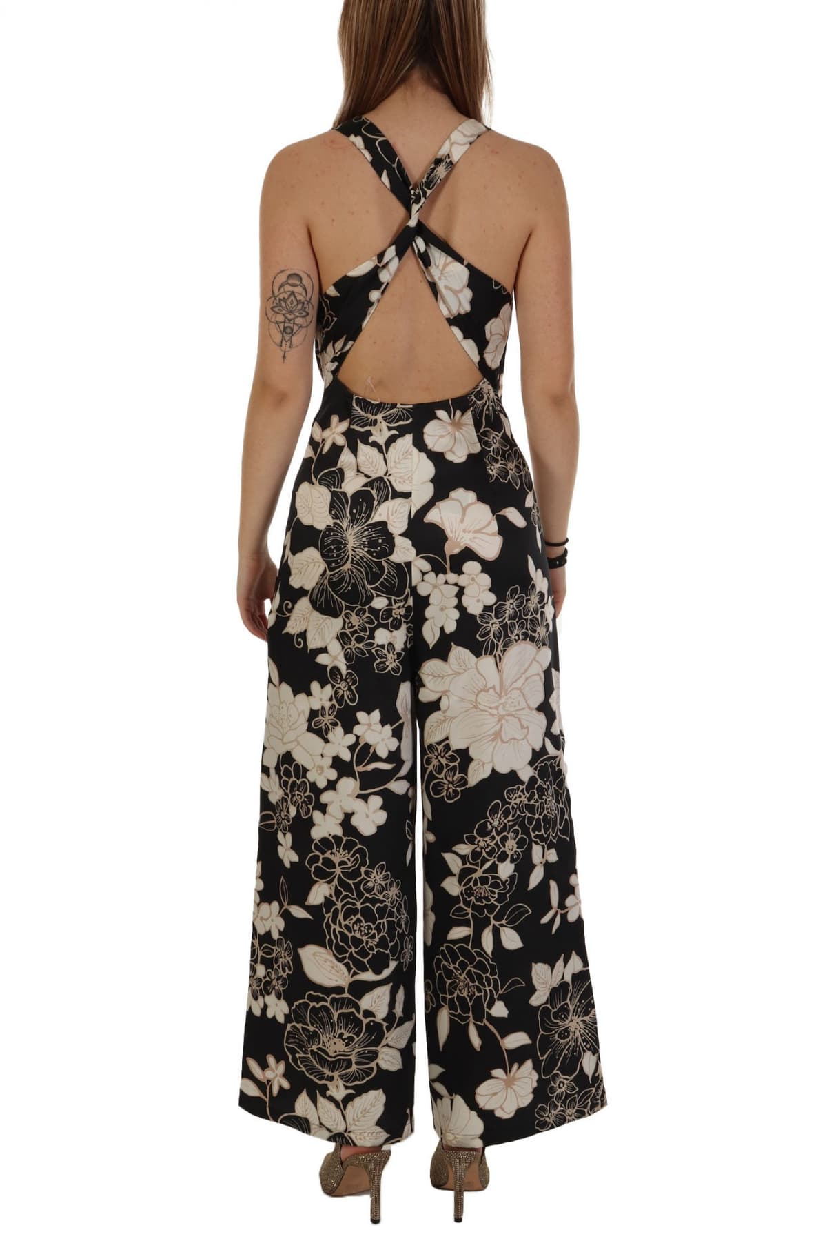 MARELLA EMME ΟΛΟΣΩΜΗ ΦΟΡΜΑ ASBURGO ΑΝΟΙΧΤΗ ΠΛΑΤΗ ΝΤΡΑΠΕ ΕΜΠΡΙΜΕ ΜΑΥΡΟ