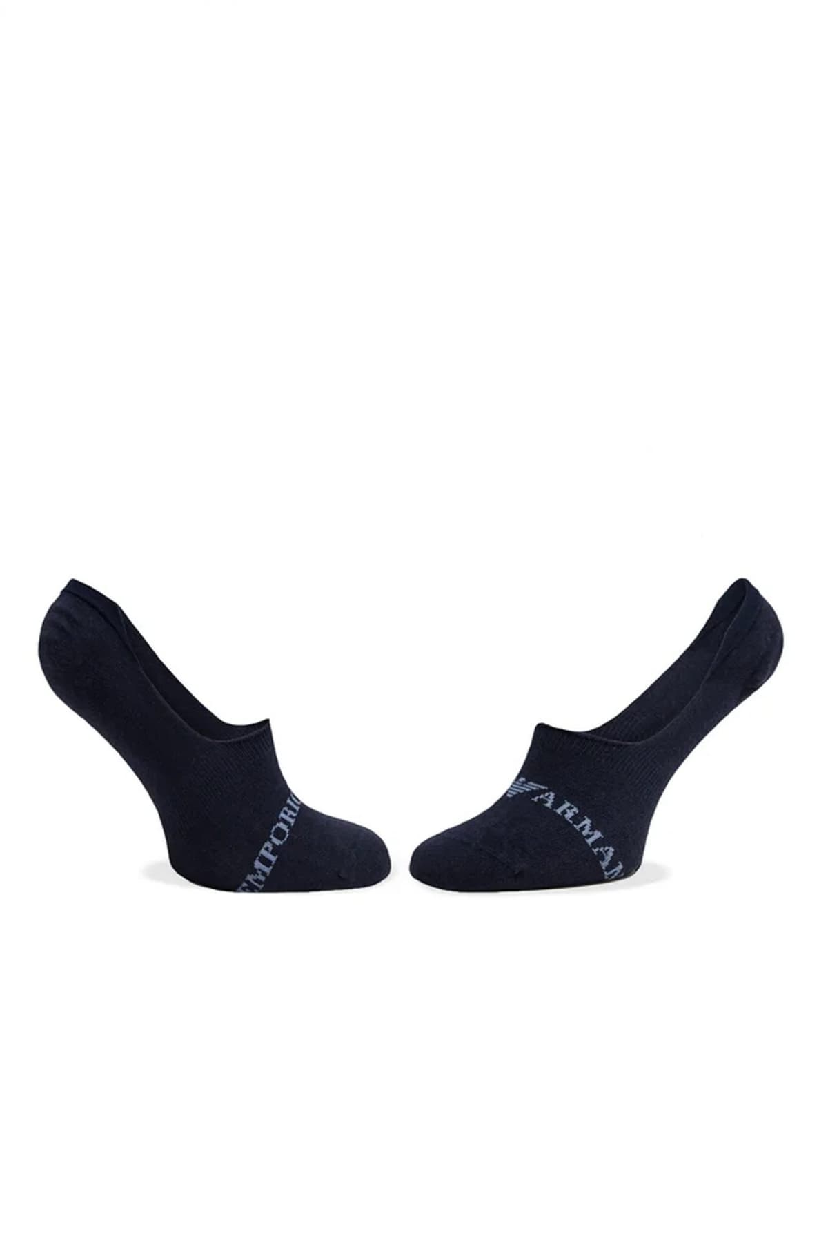 EMPORIO ARMANI ΚΑΛΤΣΑΚΙΑ 3PACK LOGO ΜΠΛΕ