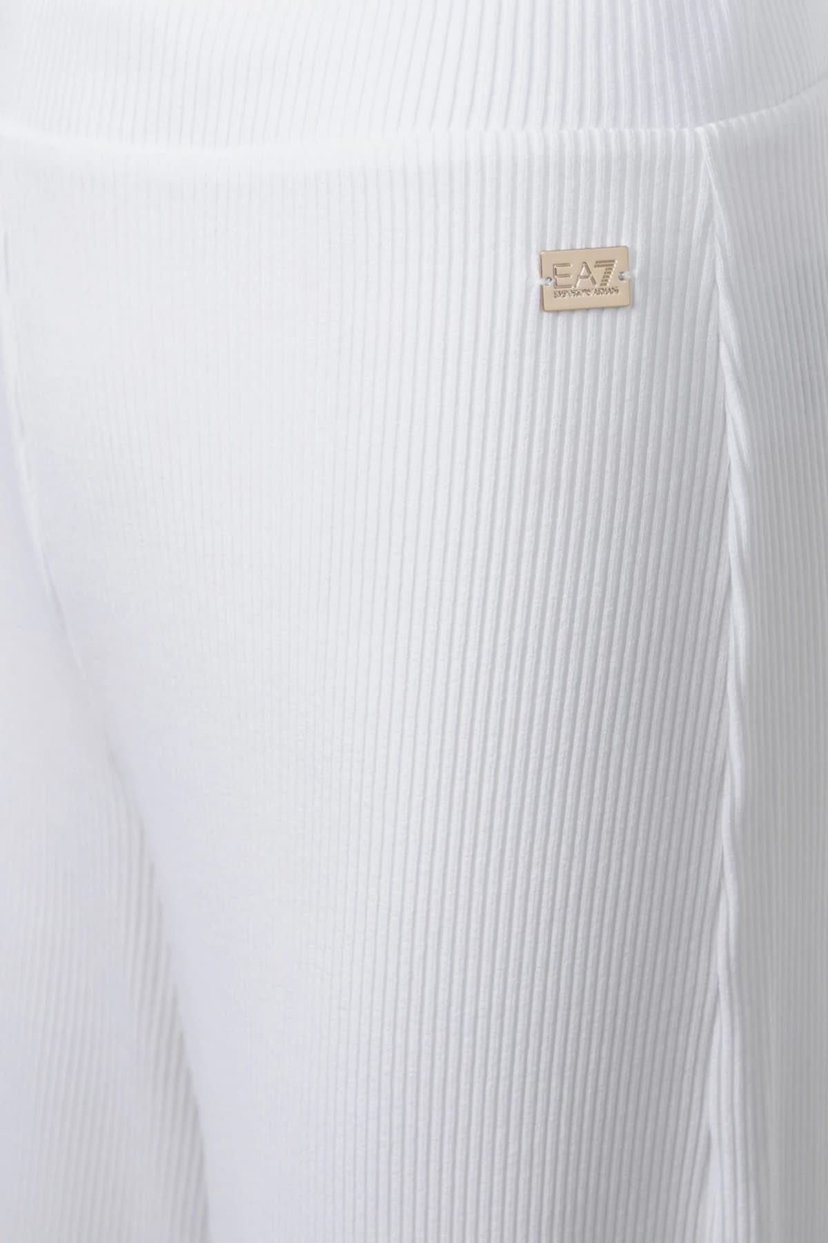 ARMANI 7 ΣΕΤ ΦΟΡΜΑ CROP TOP ΠΑΝΤΕΛΟΝΑ ΡΙΜΠ ΛΕΥΚΟ