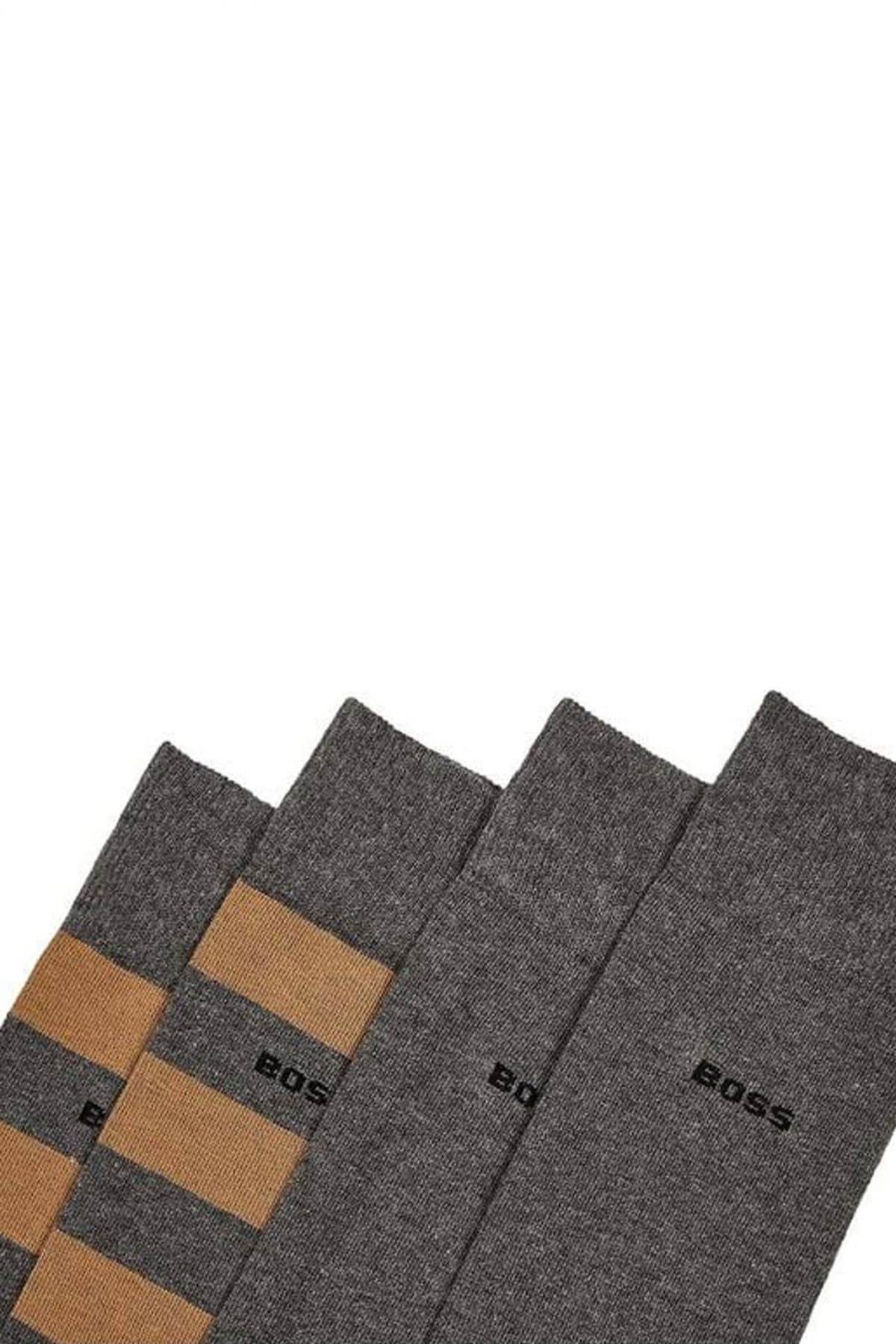 BOSS ΚΑΛΤΣΕΣ 2P RS BLOCKSTRCOL CC ΡΙΓΕ ΓΚΡΙ-ΜΠΕΖ