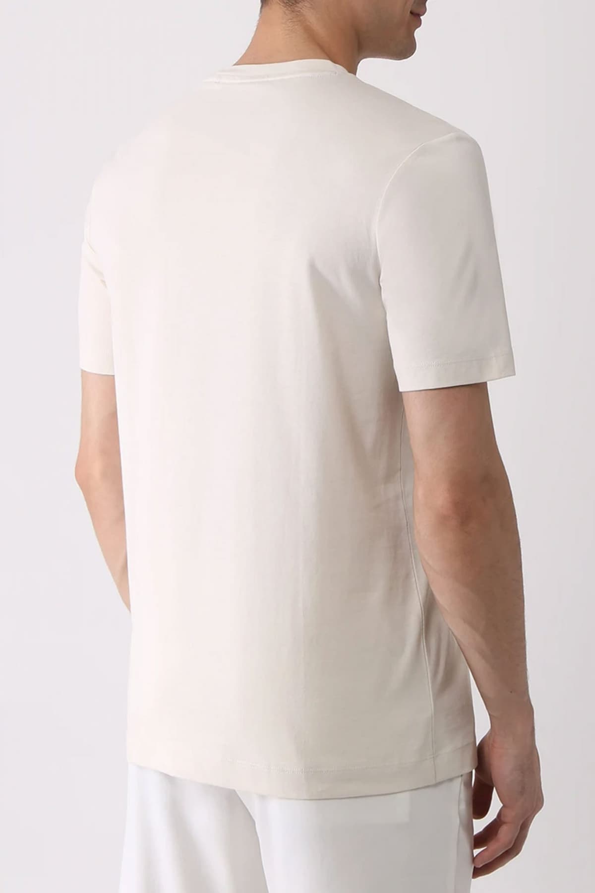 BOSS T-SHIRT THOMPSON 01 ΕΚΡΟΥ