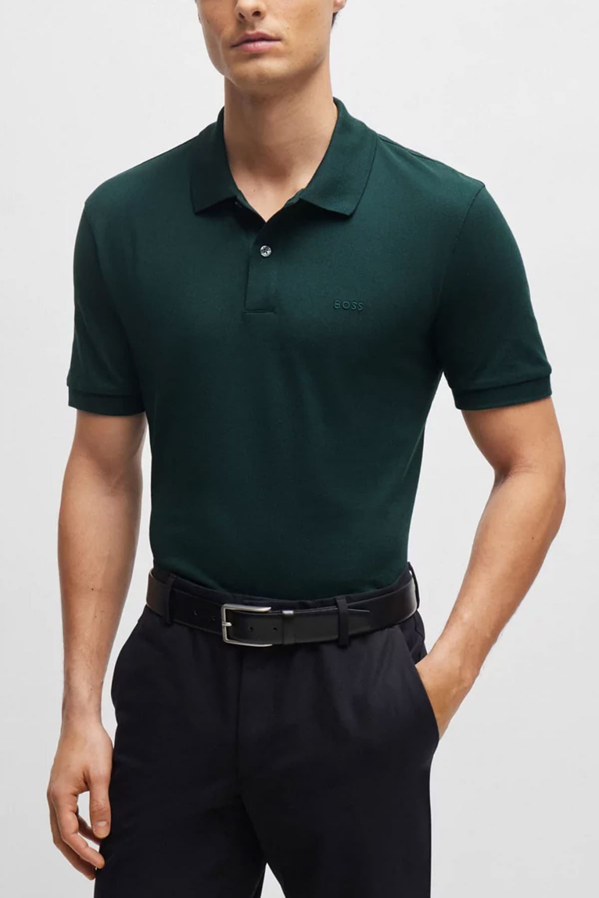 BOSS POLO PALLAS ΠΡΑΣΙΝΟ