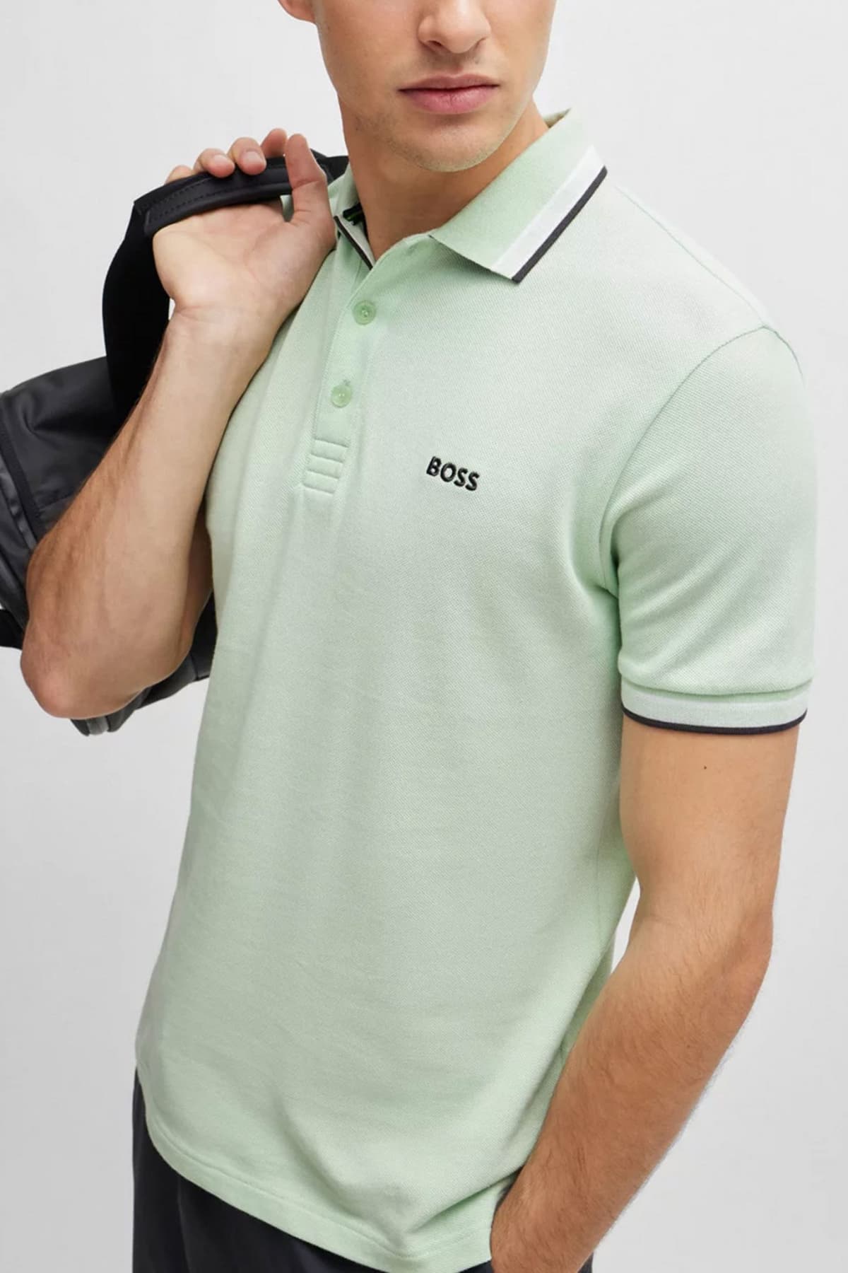 BOSS ATHLEISURE POLO PADDY REGULAR FIT ΦΥΤΡΙ