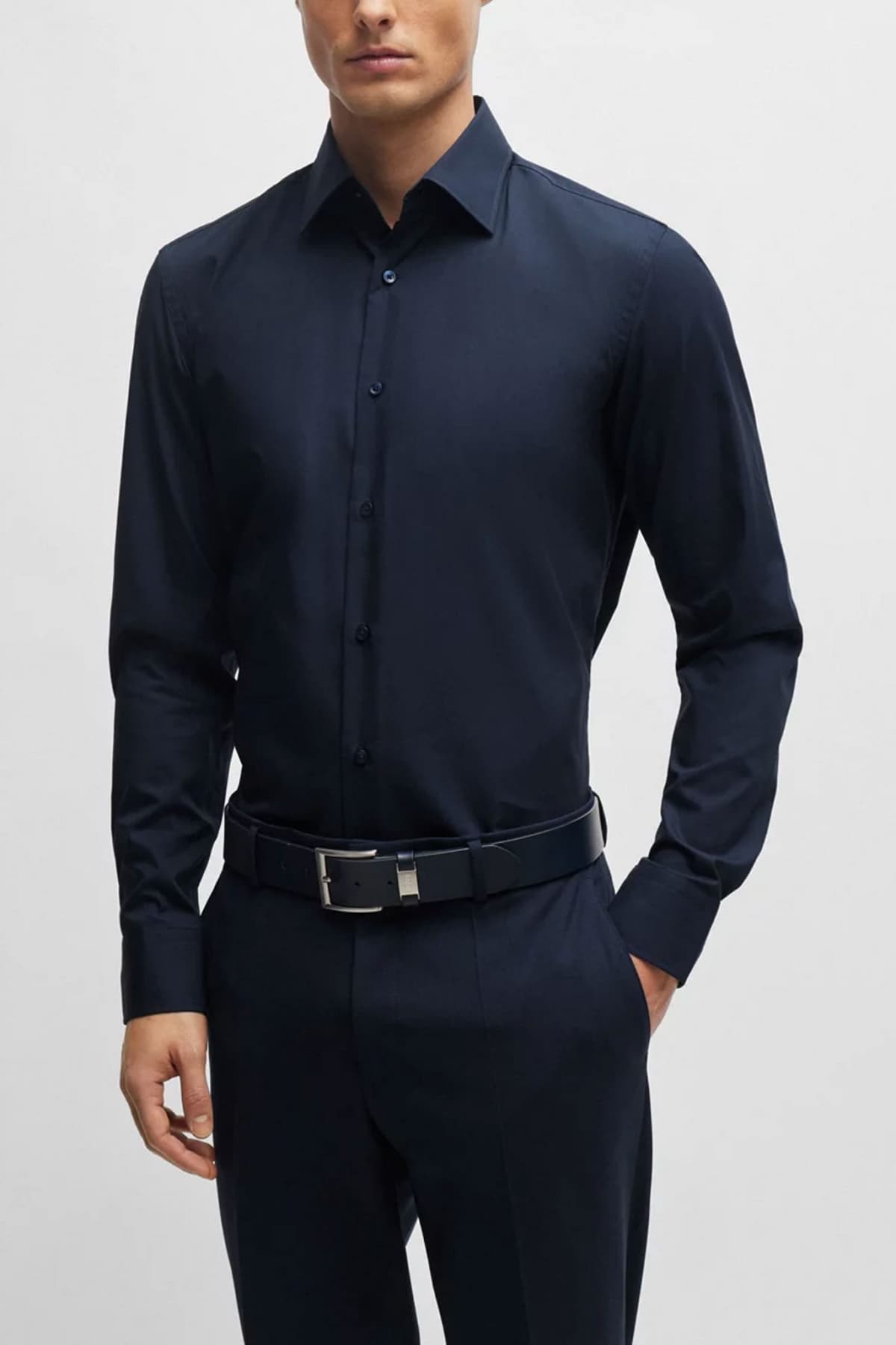 Men's Shirts Boss Blue