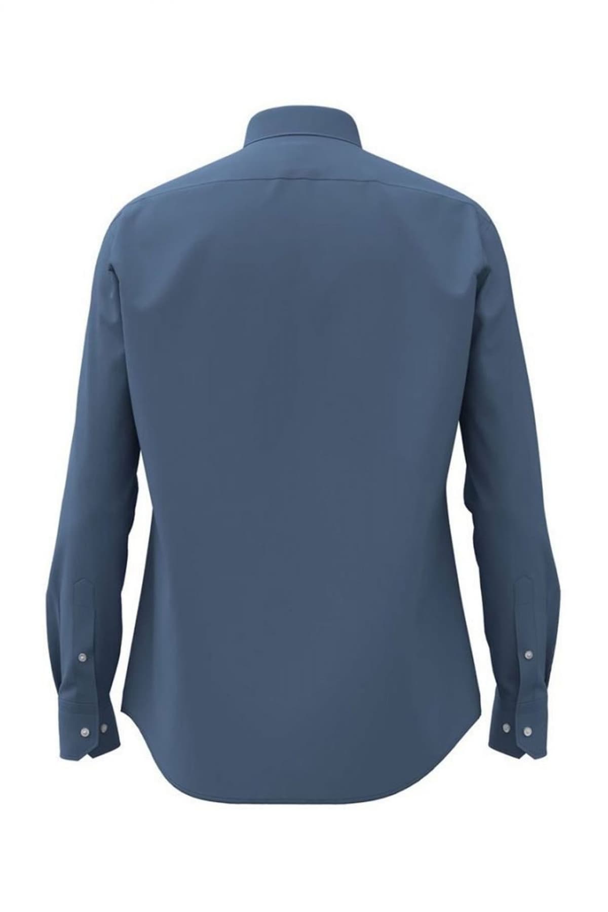 BOSS ΠΟΥΚΑΜΙΣΟ REGULAR FIT STRETCH EASY IRON H-JOE-kent-C1-214 ΣΙΕΛ