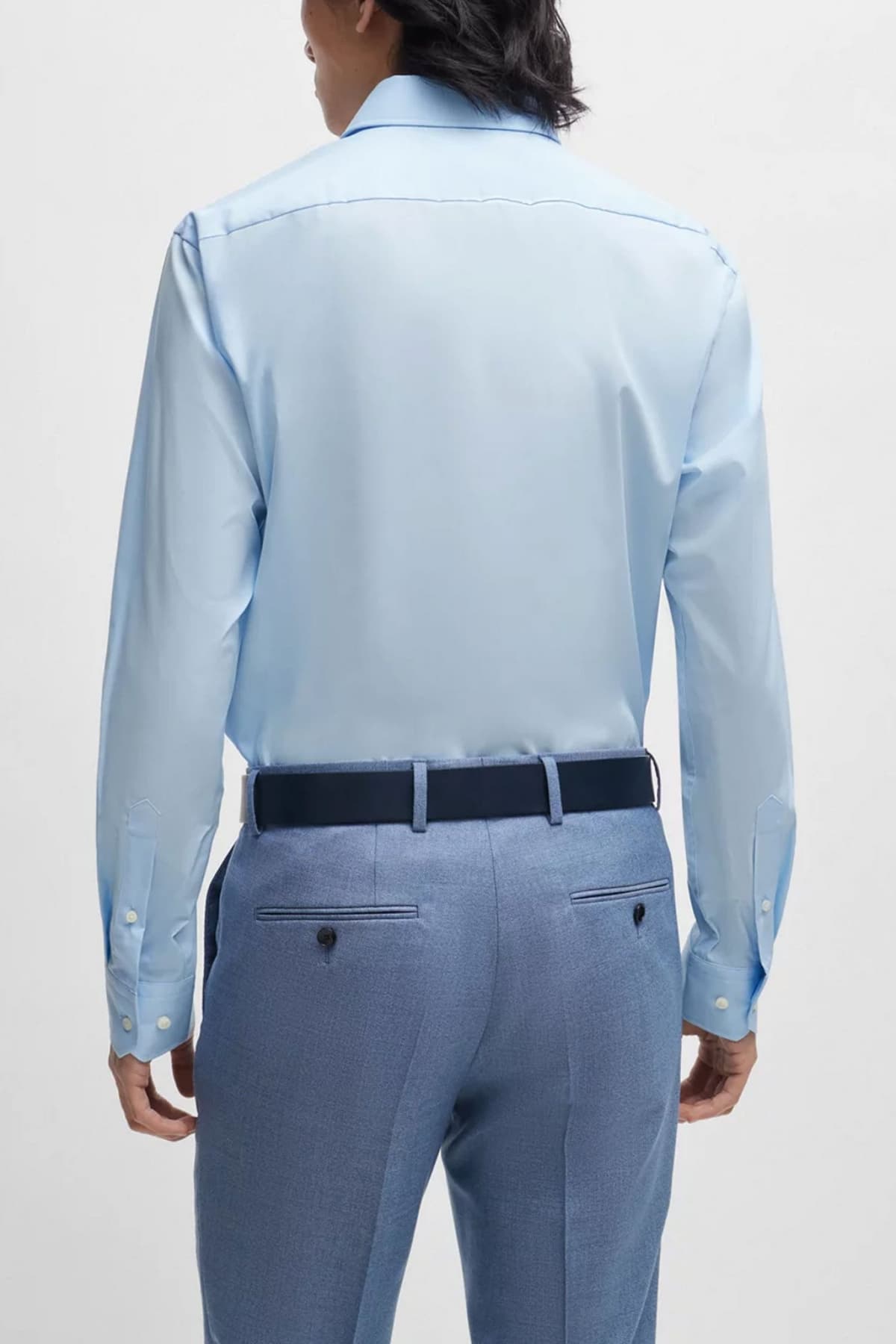 BOSS ΠΟΥΚΑΜΙΣΟ H-JOE-kent-C1-214 50473265-452 LightBlue