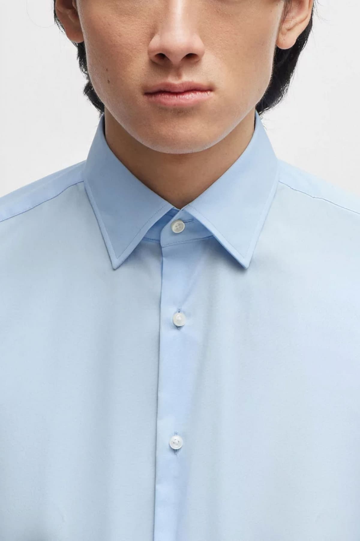 BOSS ΠΟΥΚΑΜΙΣΟ H-JOE-kent-C1-214 50473265-452 LightBlue