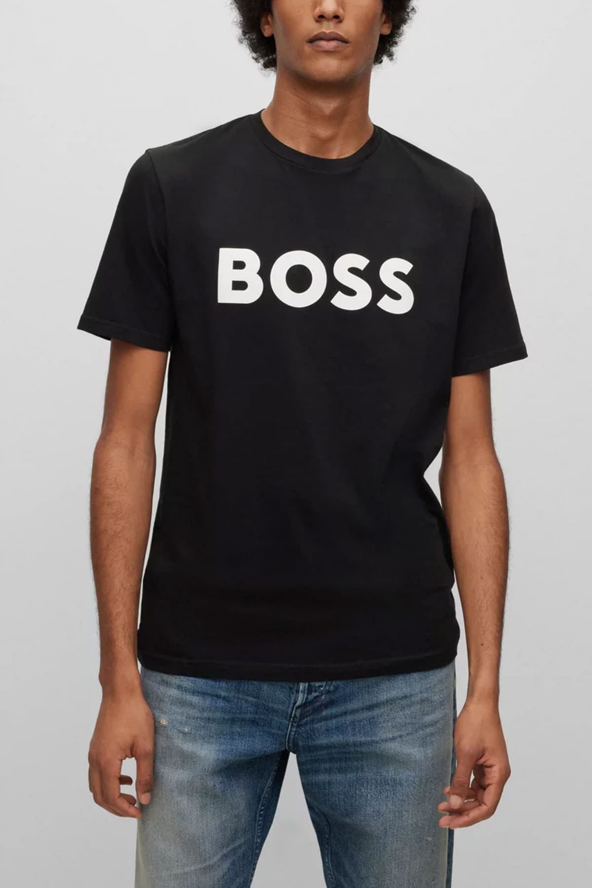 Men's T-Shirts Boss Black