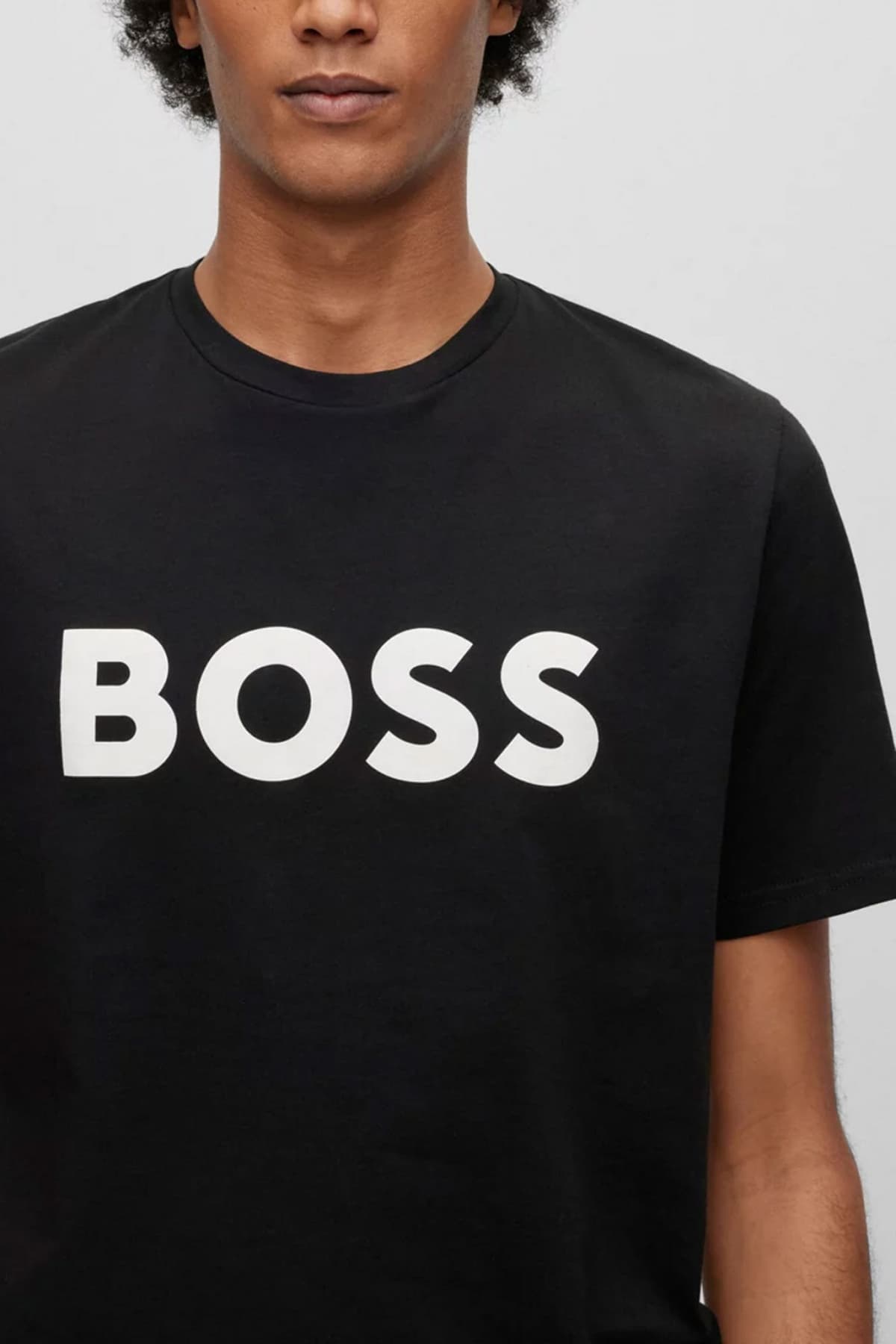Men's T-Shirts Boss Black