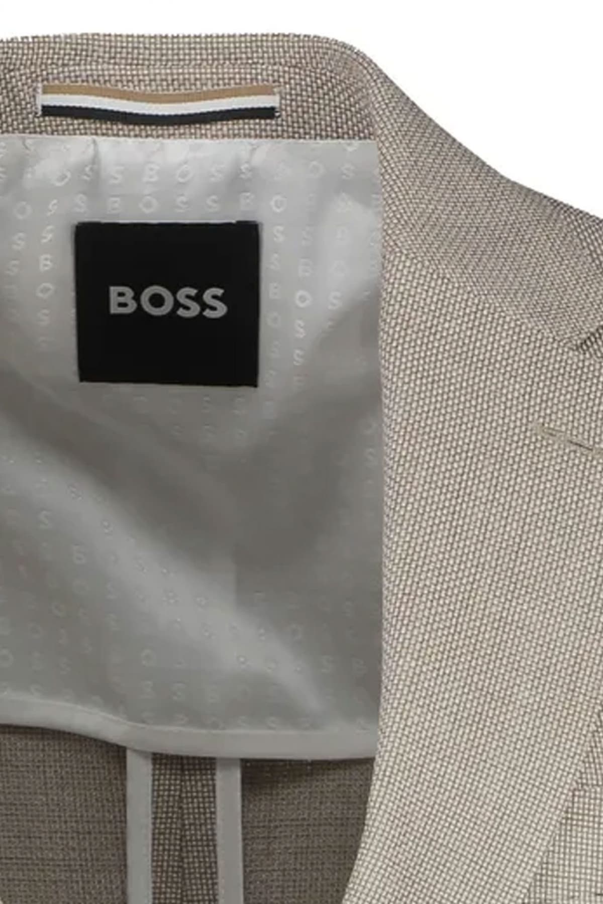 BOSS ΣΑΚΑΚΙ ΜΙΚΡΟΣΧΕΔΙΟ REGULAR FIT H-JANSON-FLAPS-232 ΜΠΕΖ