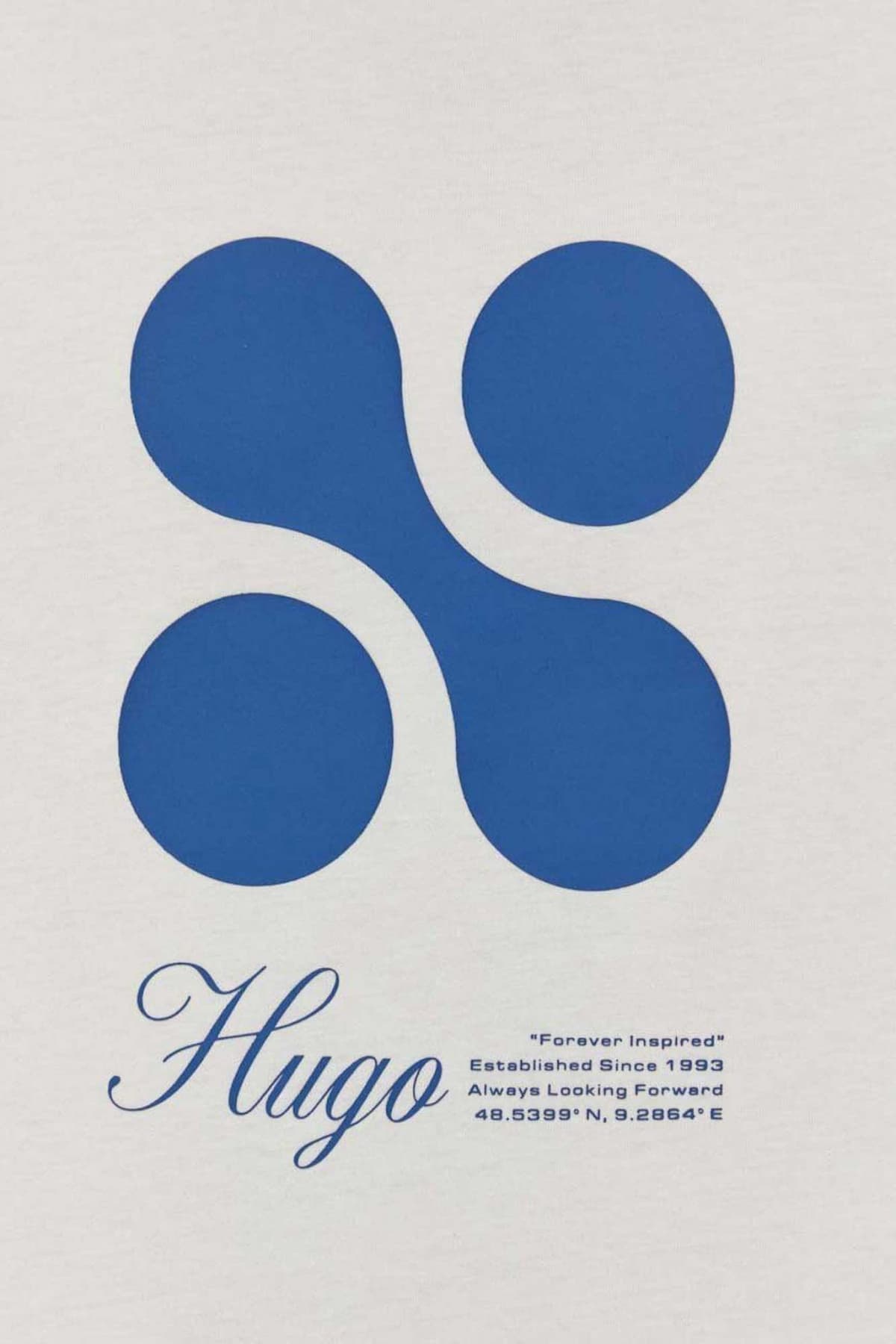 HUGO T-SHIRT DOOLING ΕΚΡΟΥ