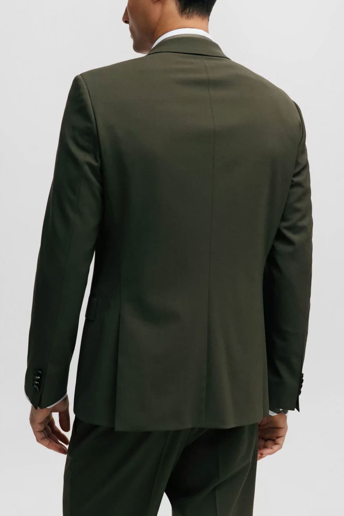 BOSS ΚΟΣΤΟΥΜΙ H-HUGE-2PCS-224 LANIFICIO TESSE BI-STRETCH SLIM FIT ΧΑΚΙ