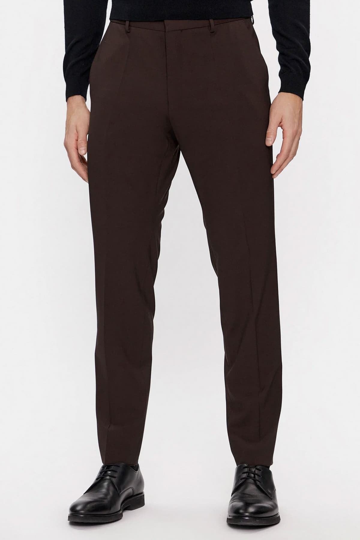 BOSS ΚΟΣΤΟΥΜΙ H-HUGE-2PCS-224 LANIFICIO TESSE BI-STRETCH SLIM FIT ΜΠΟΡΝΤΩ