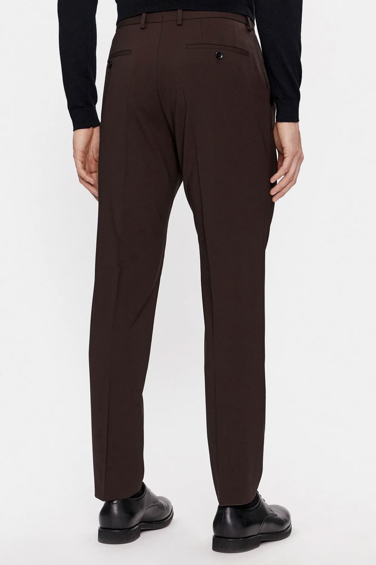 BOSS ΚΟΣΤΟΥΜΙ H-HUGE-2PCS-224 LANIFICIO TESSE BI-STRETCH SLIM FIT ΜΠΟΡΝΤΩ